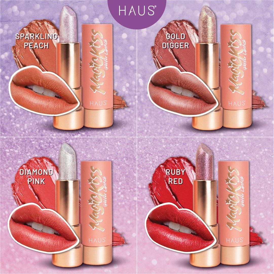 MAGICKISS GLITTER LIPSTICK (RAYA EDITION)