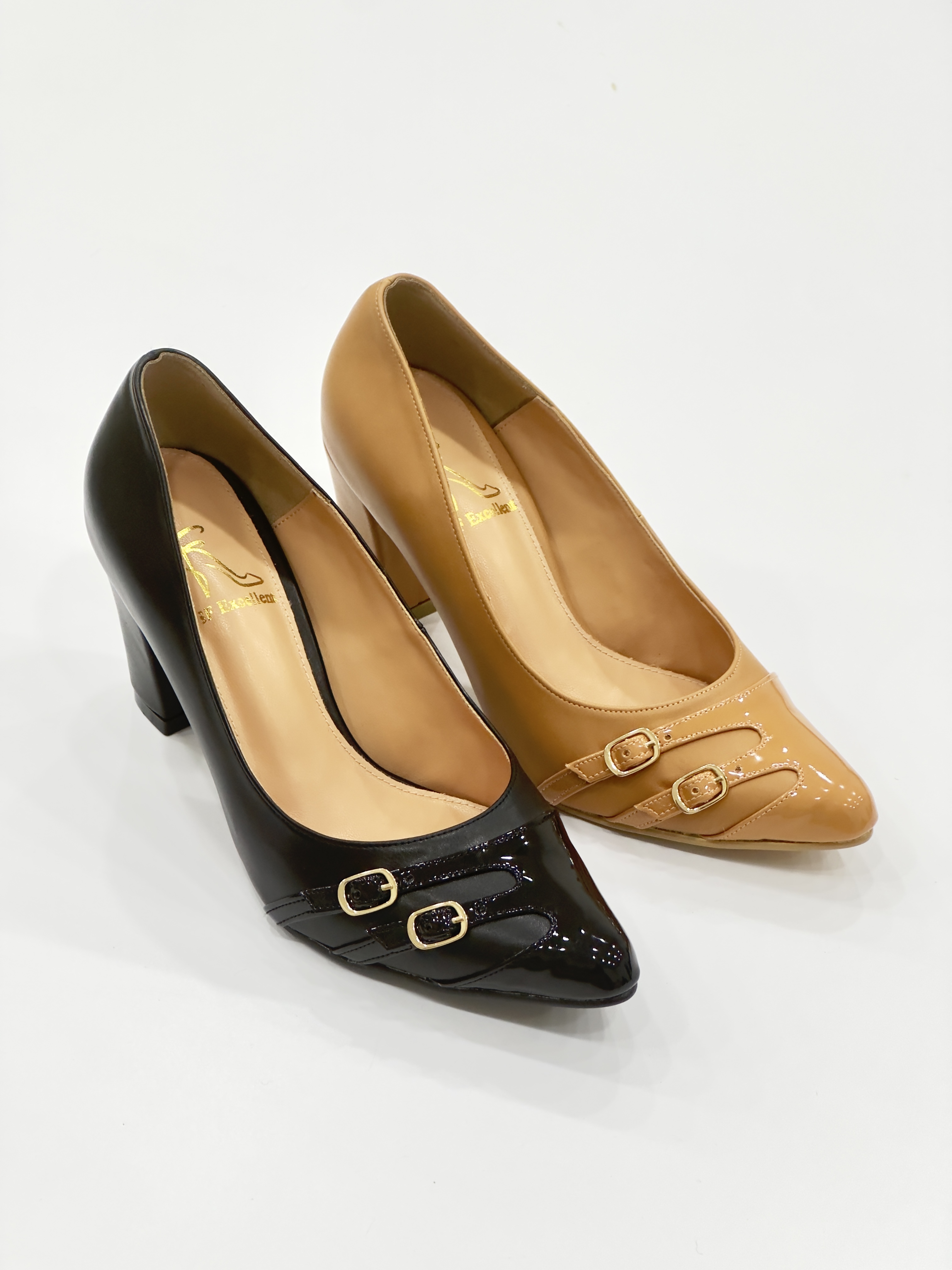 Jas Block Heel Pumps