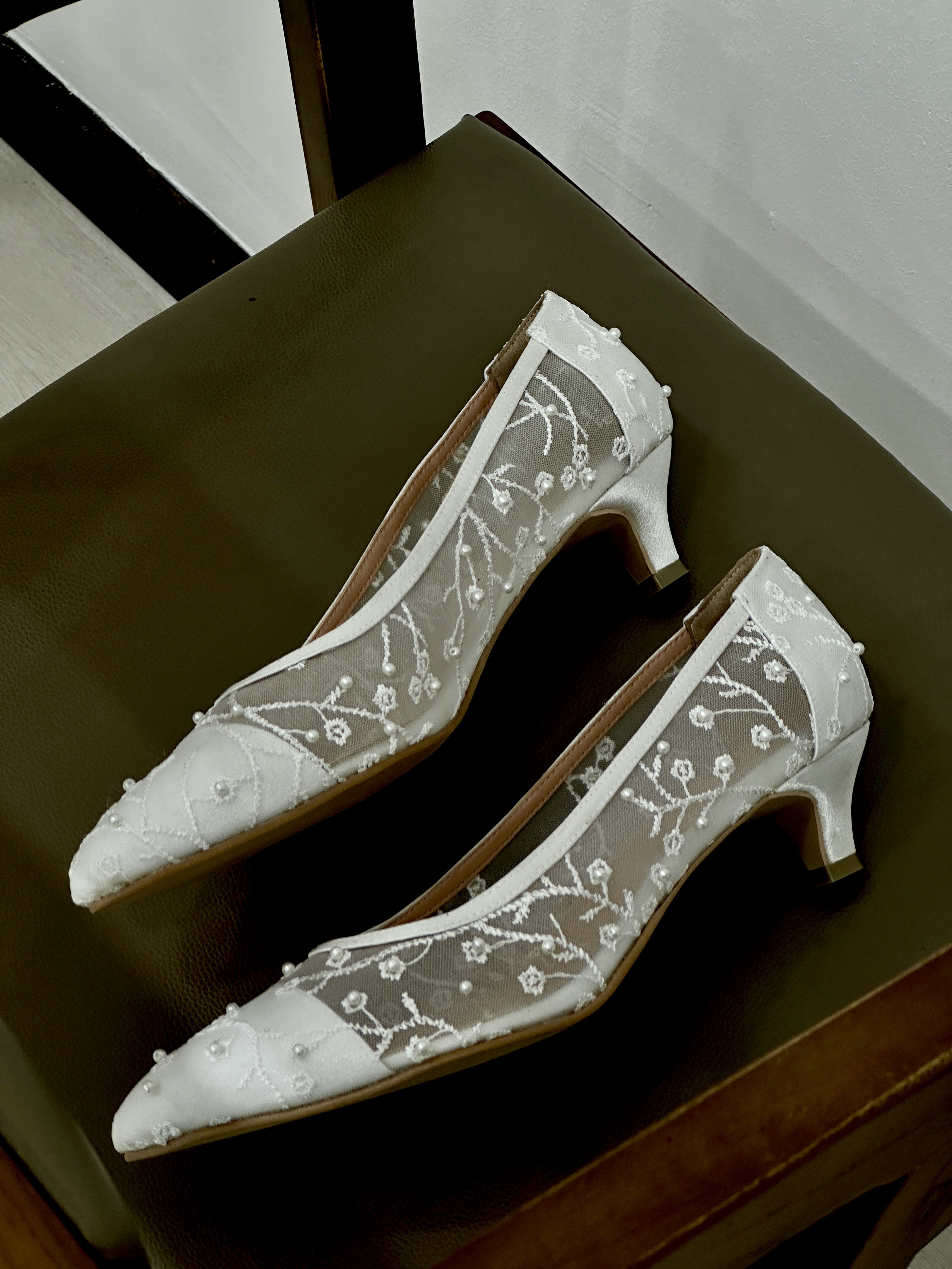 Kayty Custom Wedding Heel Pumps