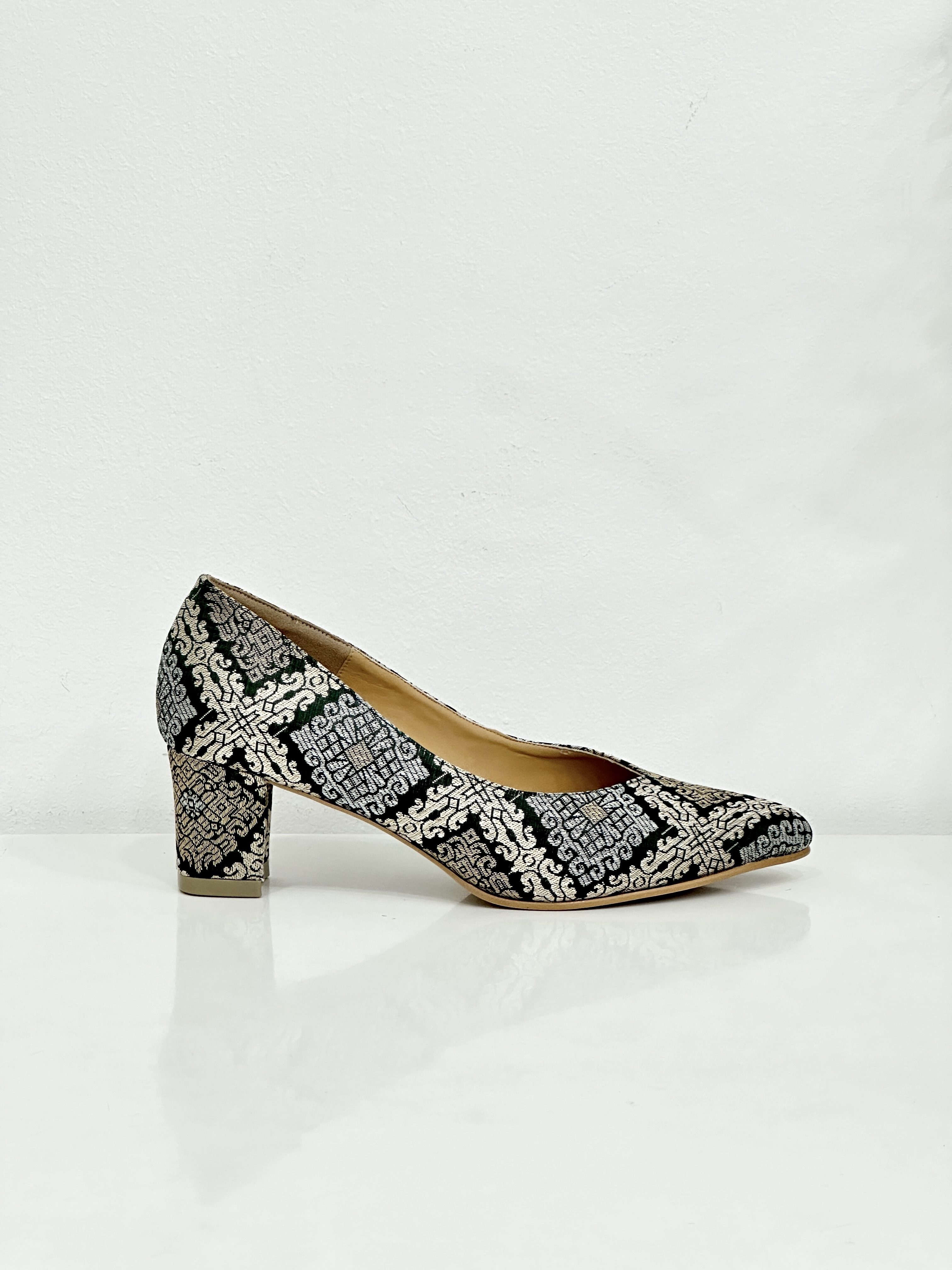 Tasha Songket Heel Pumps (LIMITED)