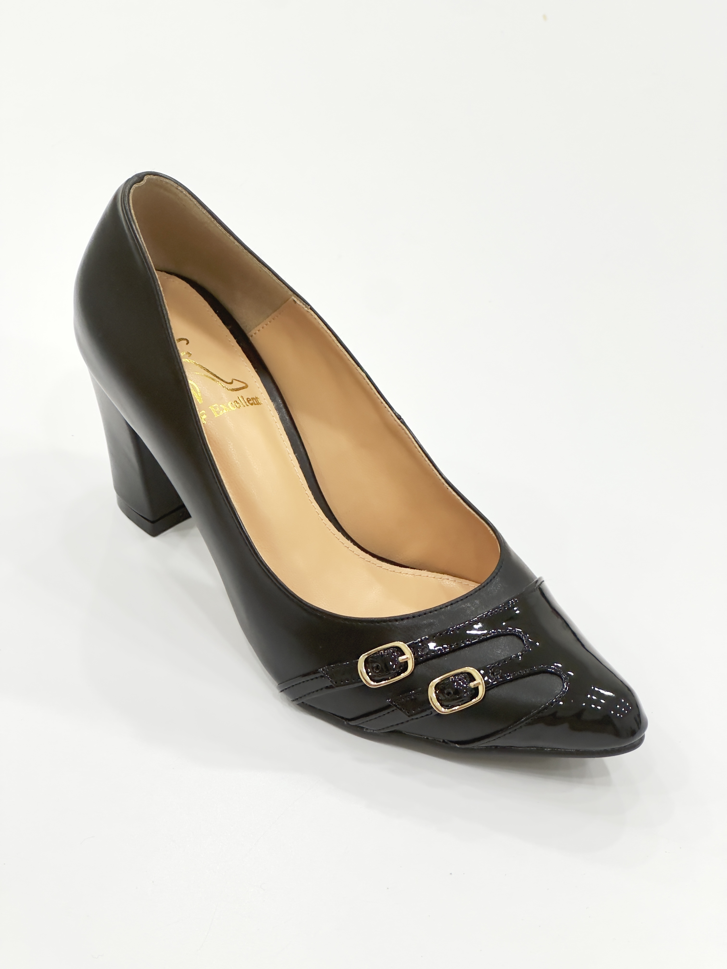 Jas Block Heel Pumps