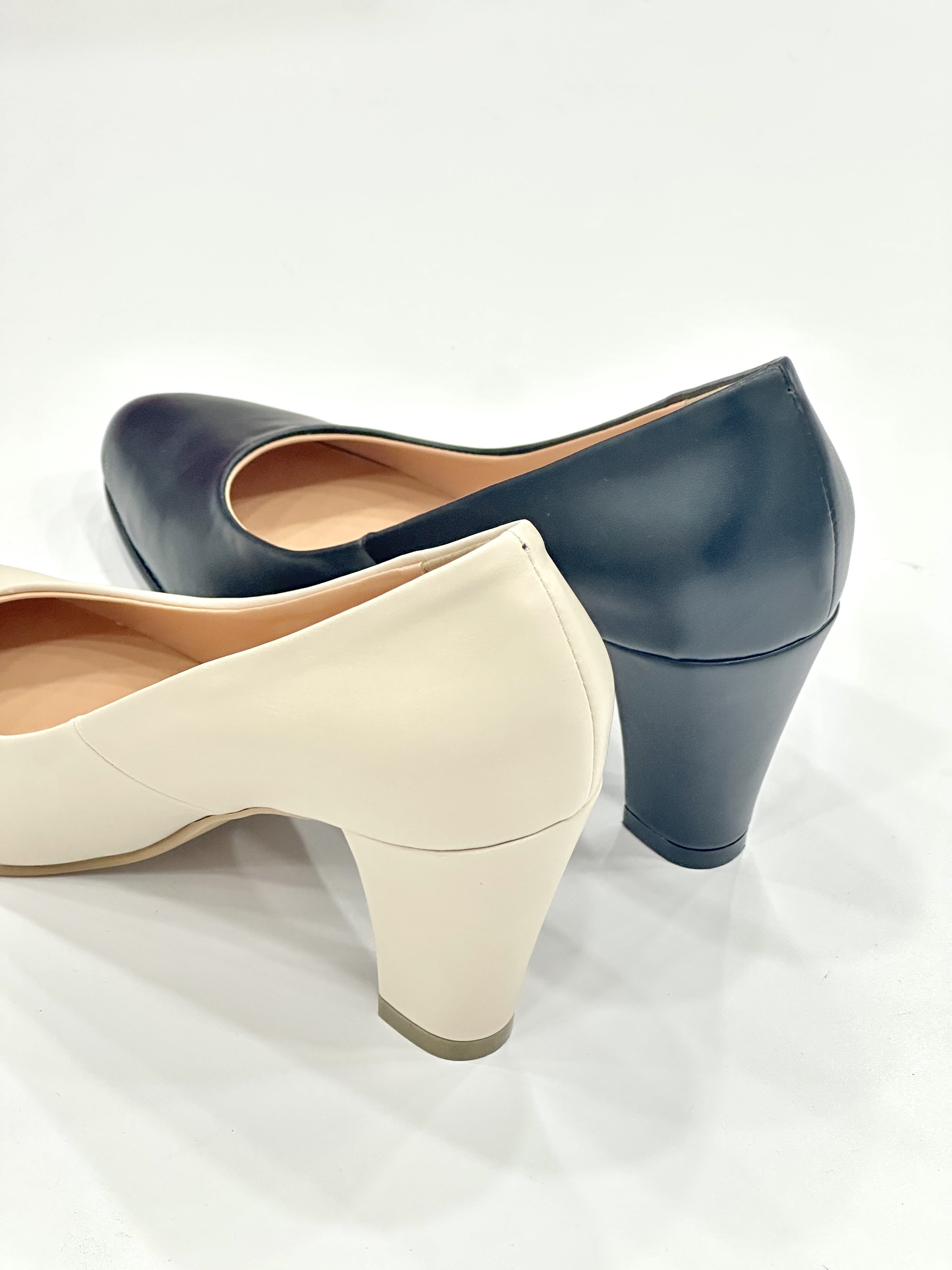 Husna Block Heel Pumps