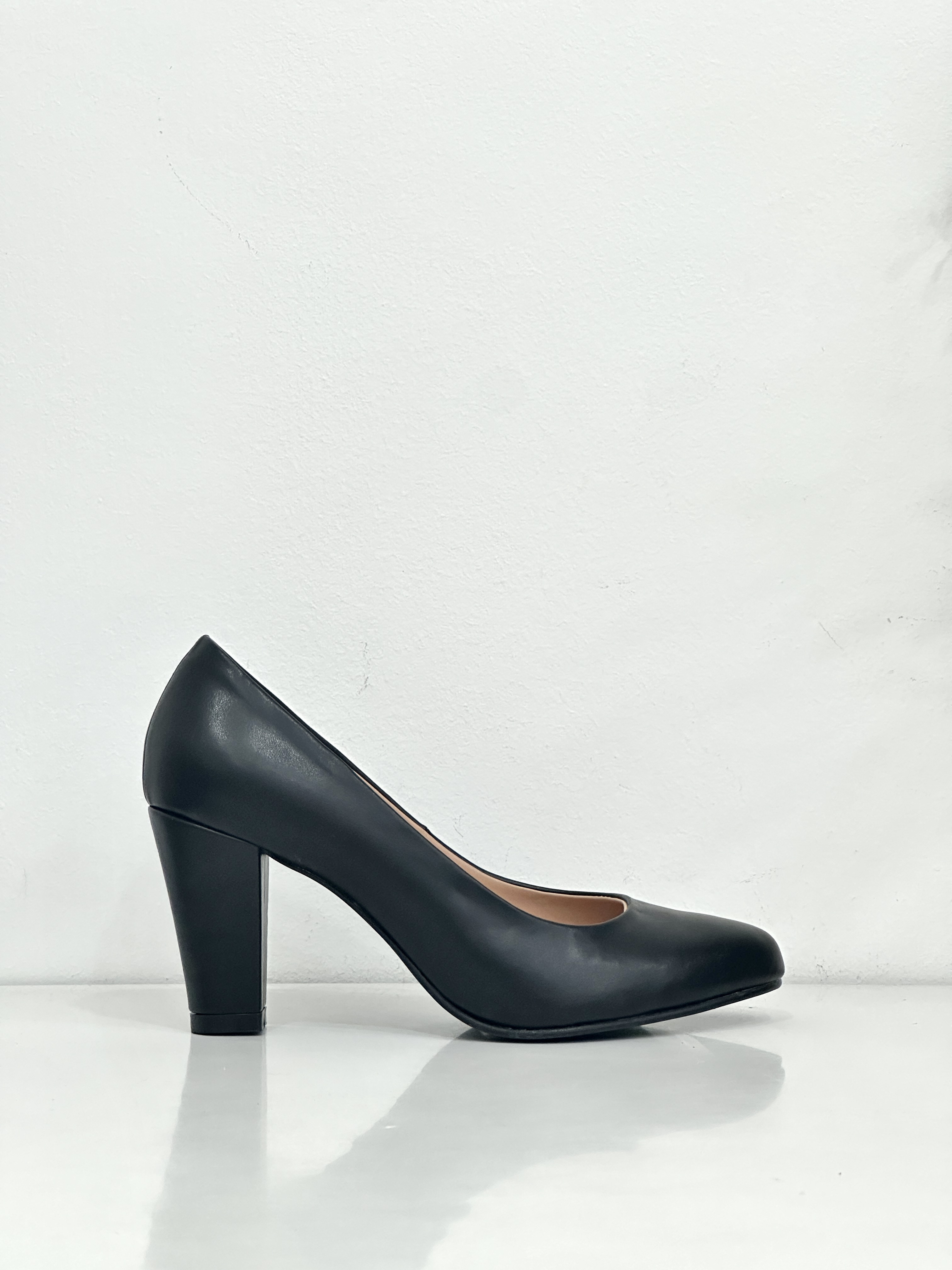 Husna Block Heel Pumps