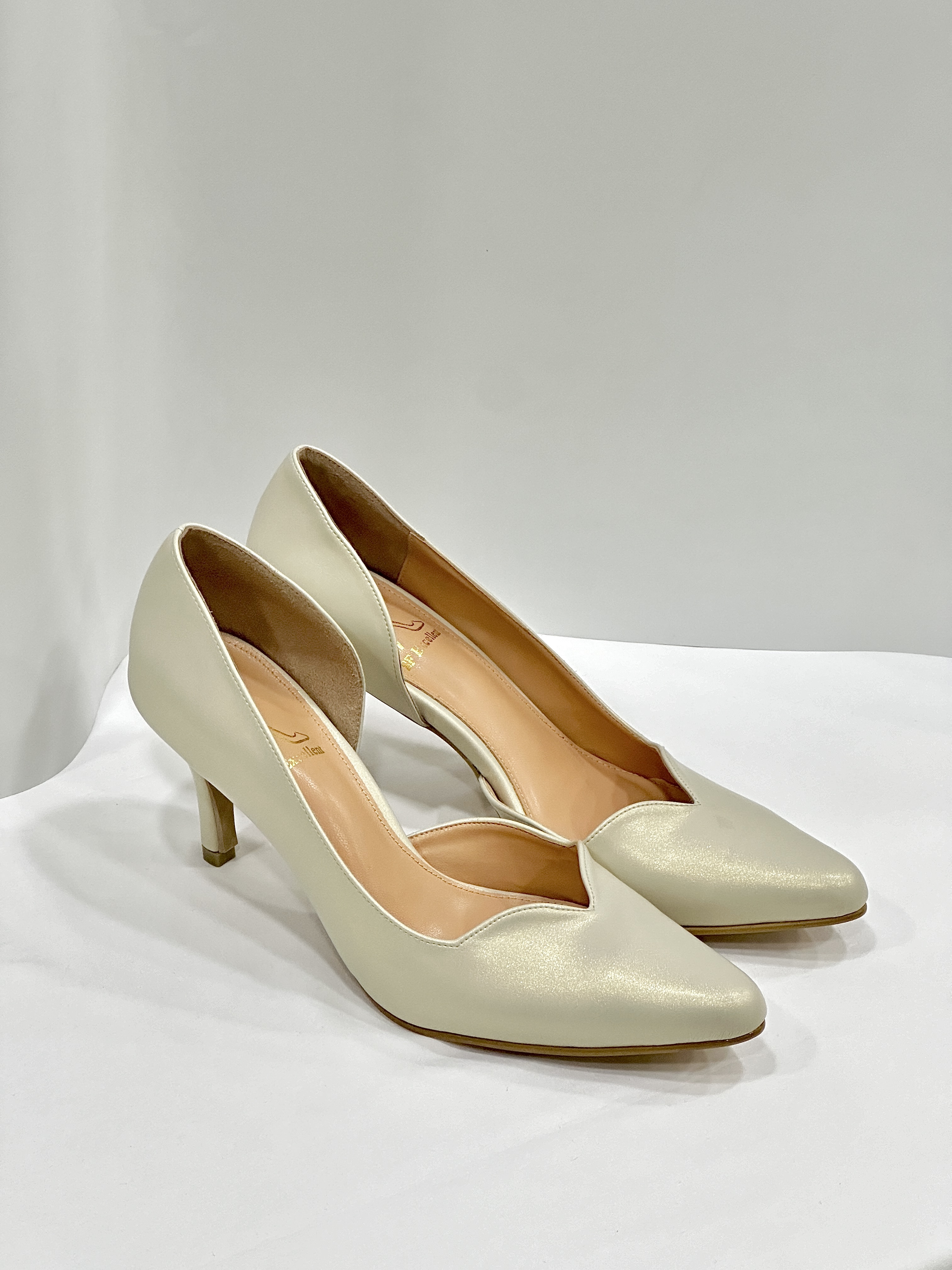 Zaria Half D’Orsay Heel Pumps