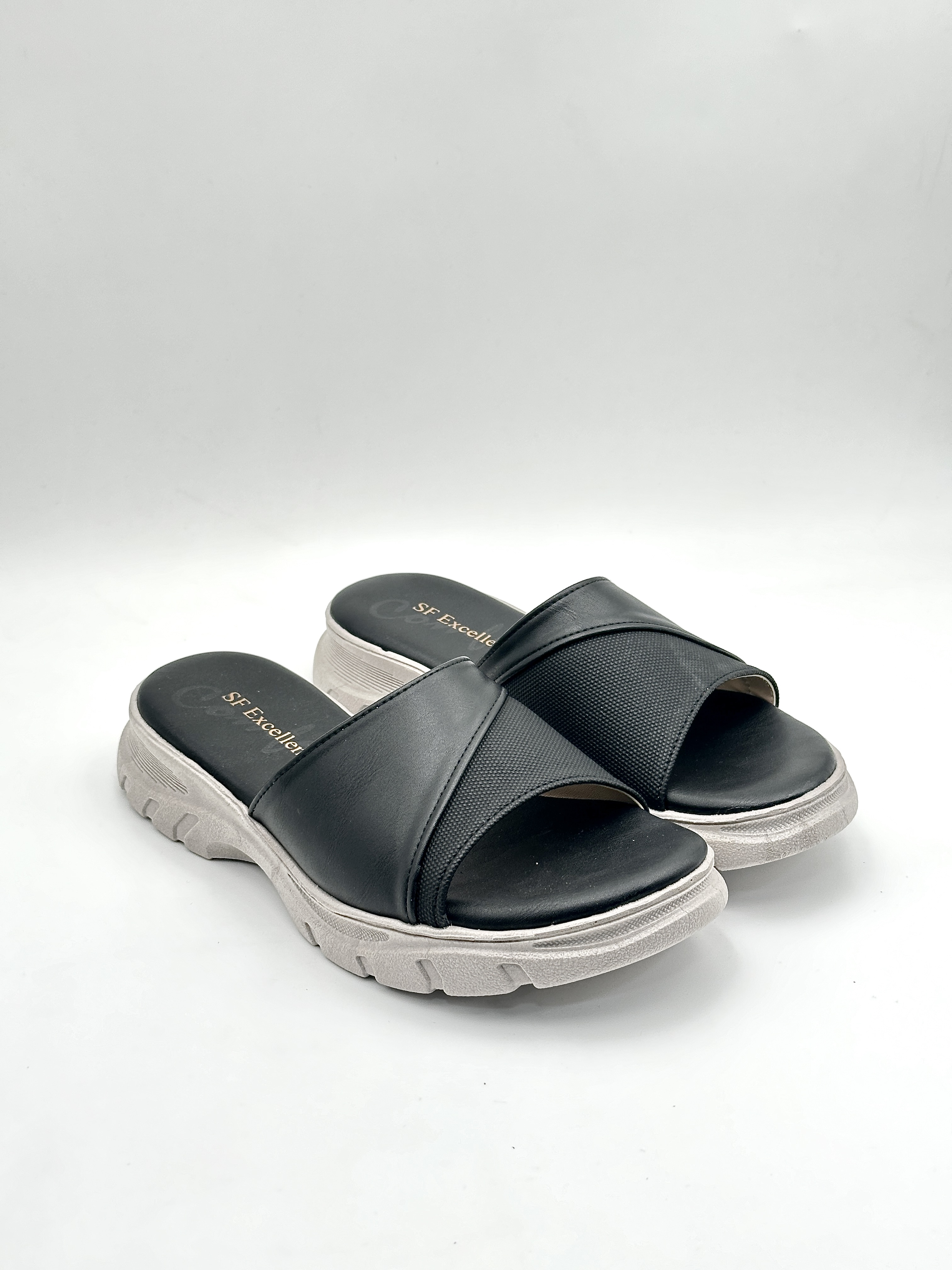 SF Excellent Kasut Perempuan Slip-on Sandals 8015
