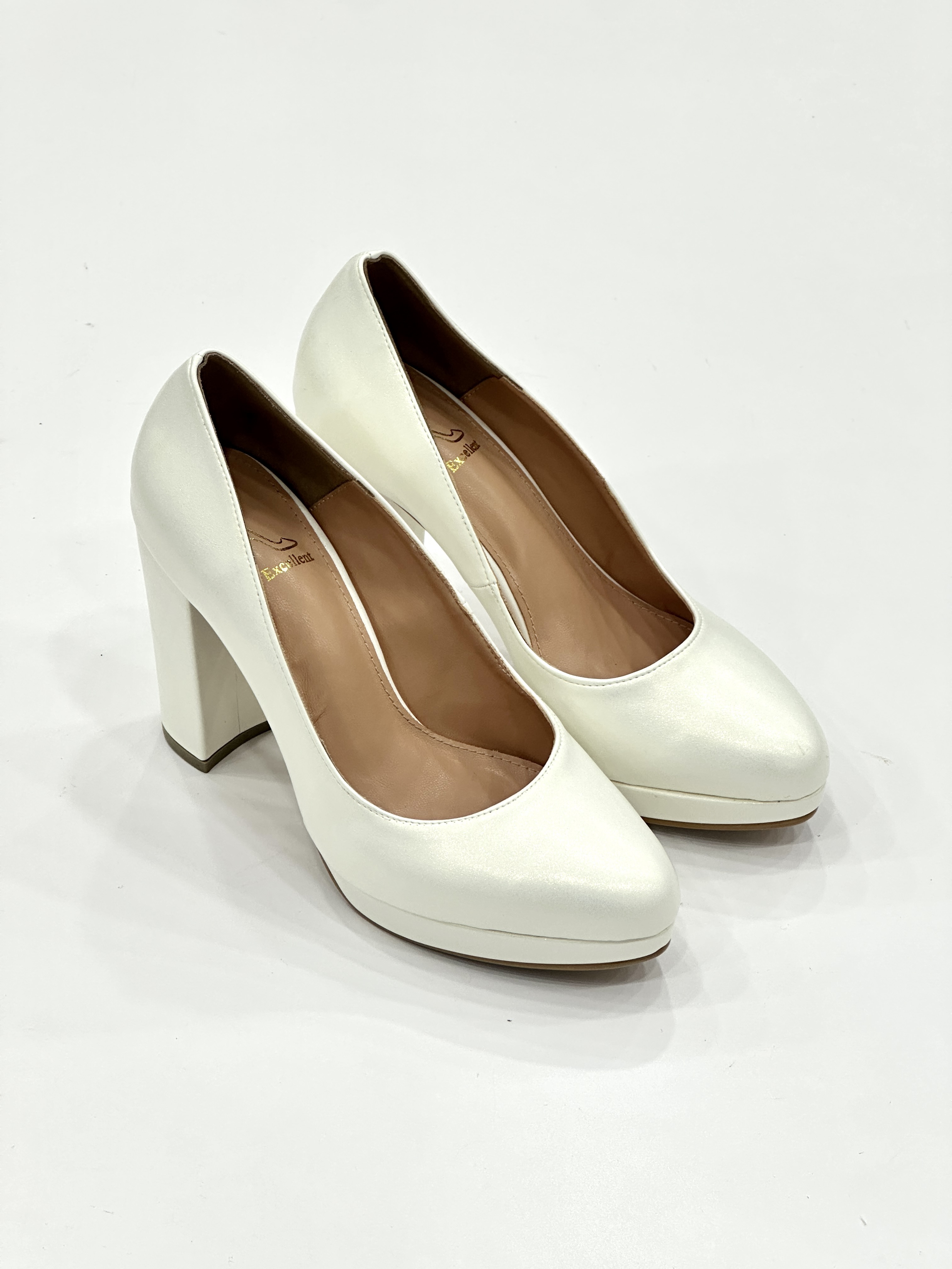 Sarina Platform Block Heels Pumps