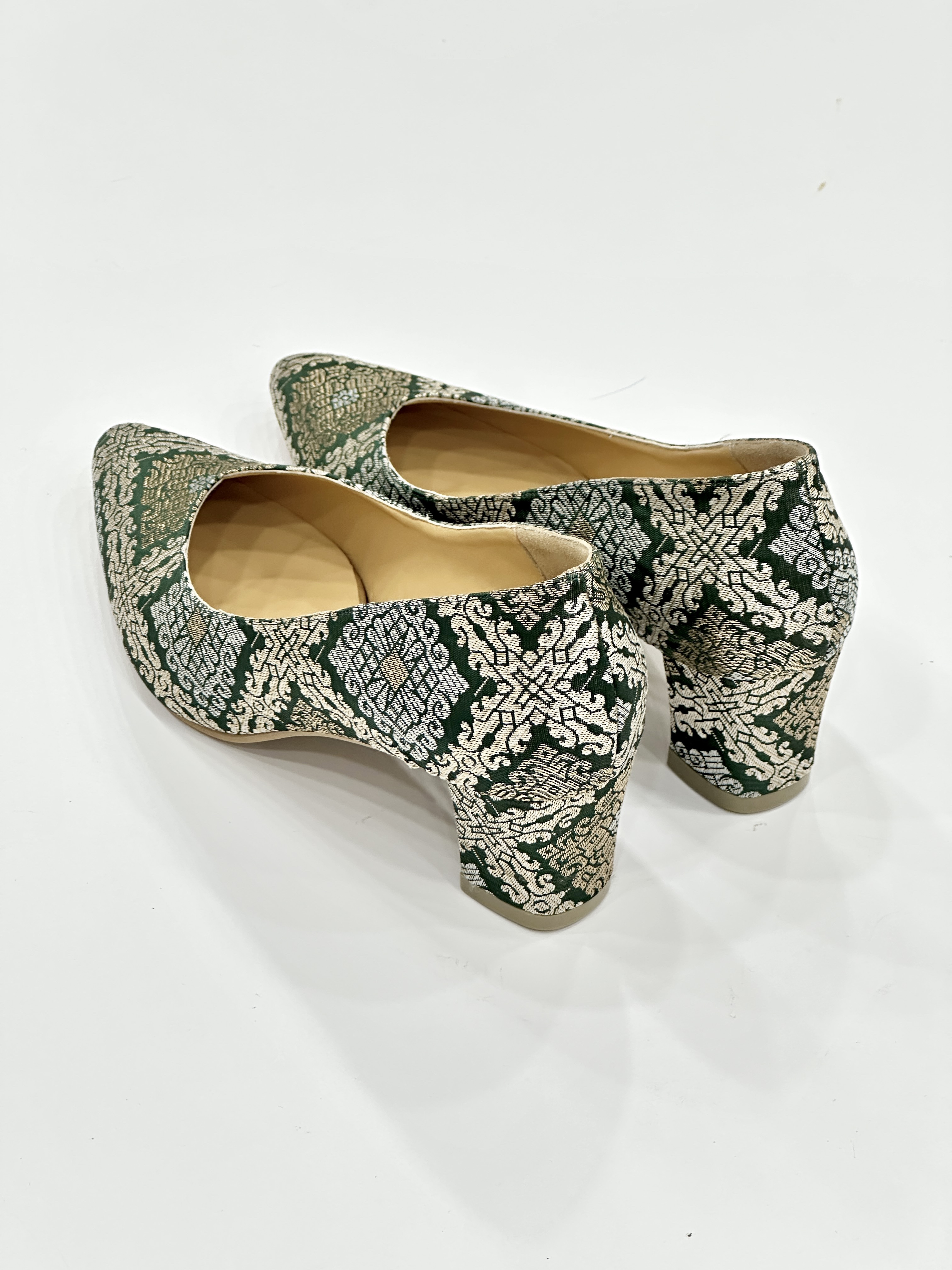 Tasha Songket Heel Pumps (LIMITED)