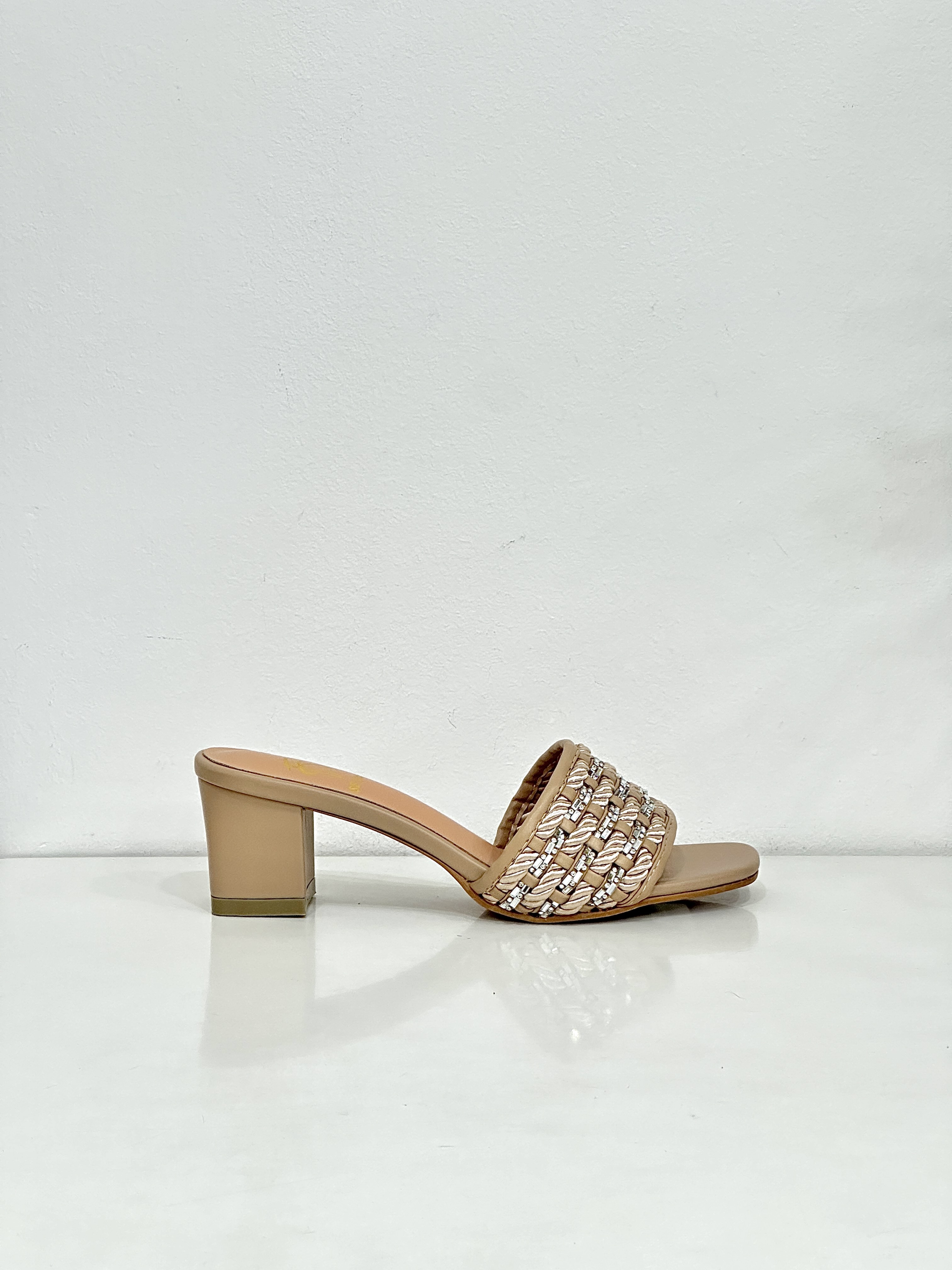 Huda Block Heel Sandals