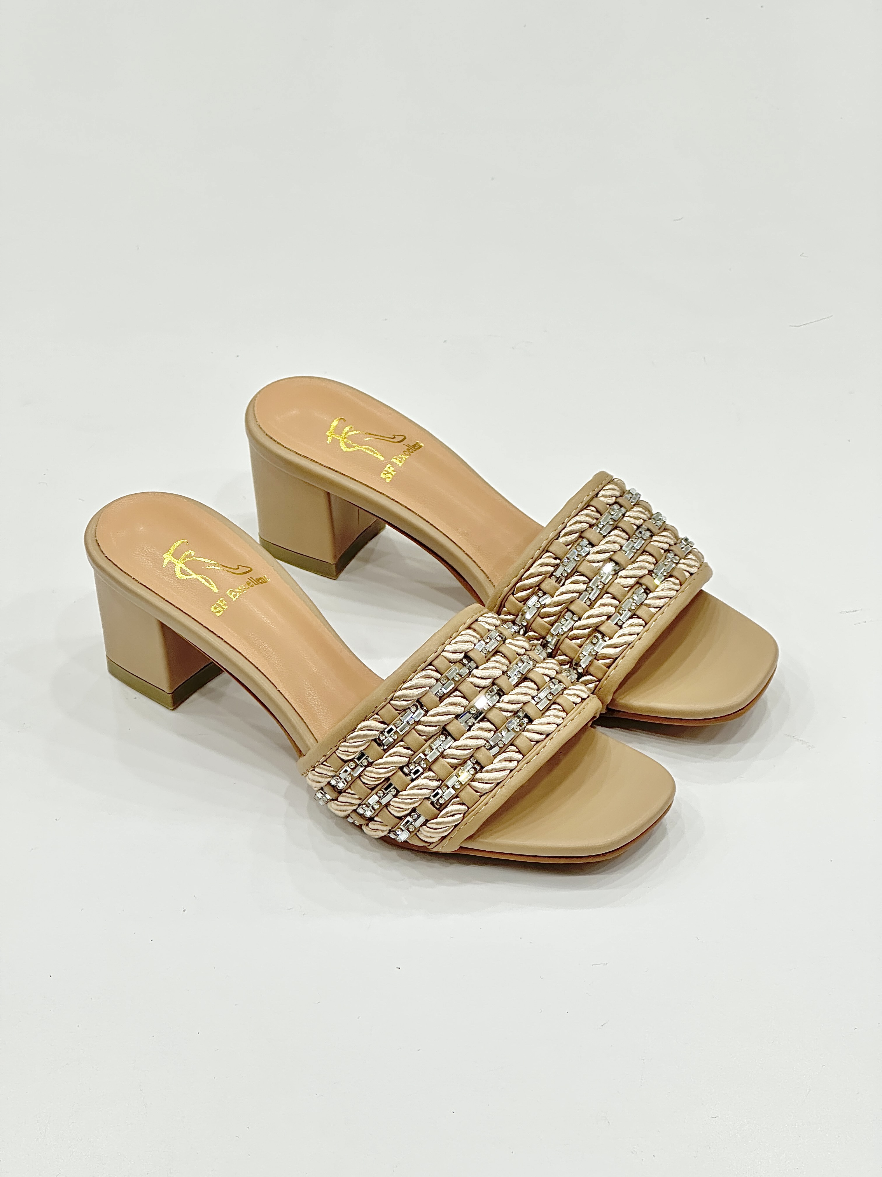 Huda Block Heel Sandals