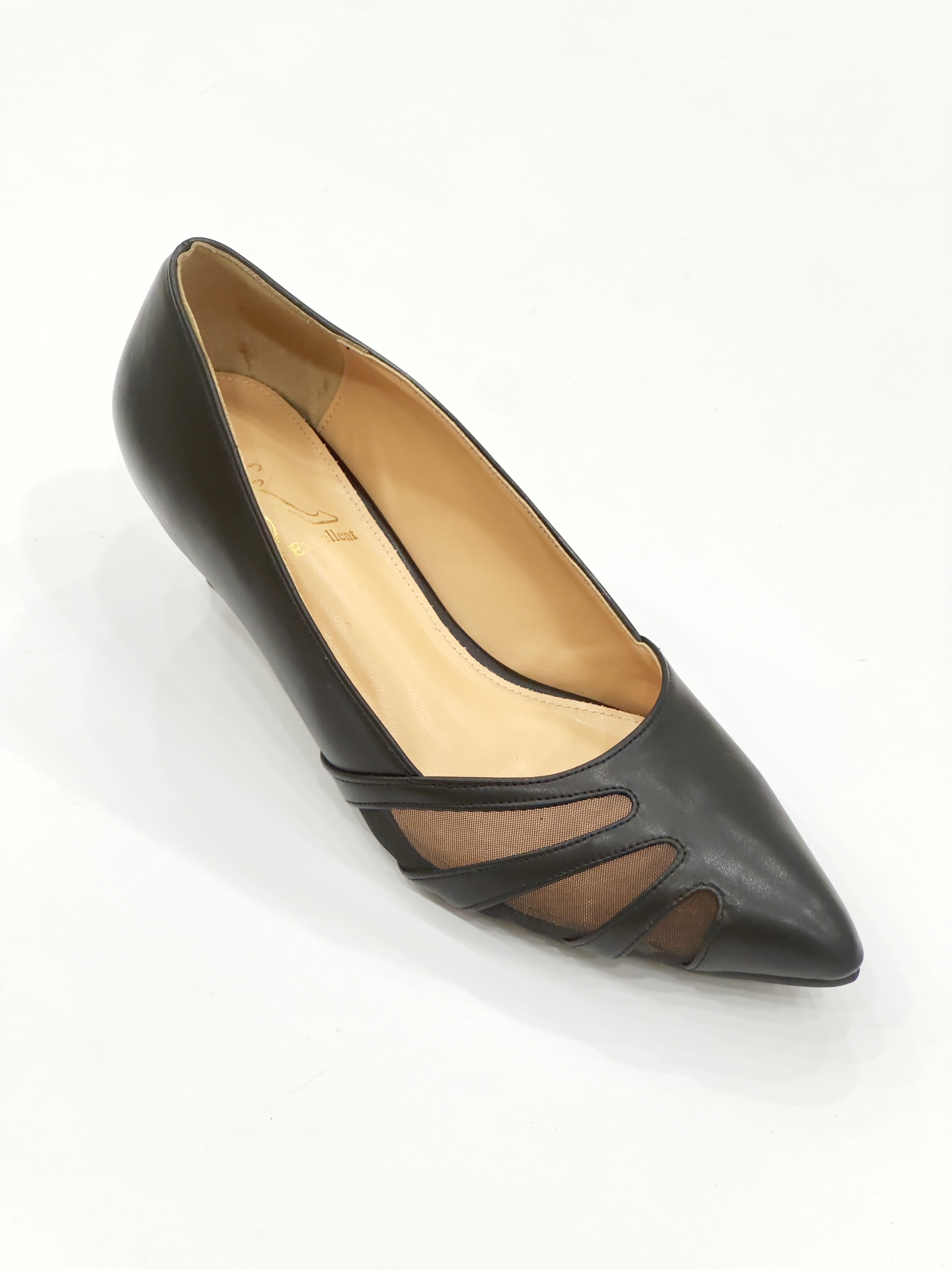 Shbellow Mesh Pumps Heels