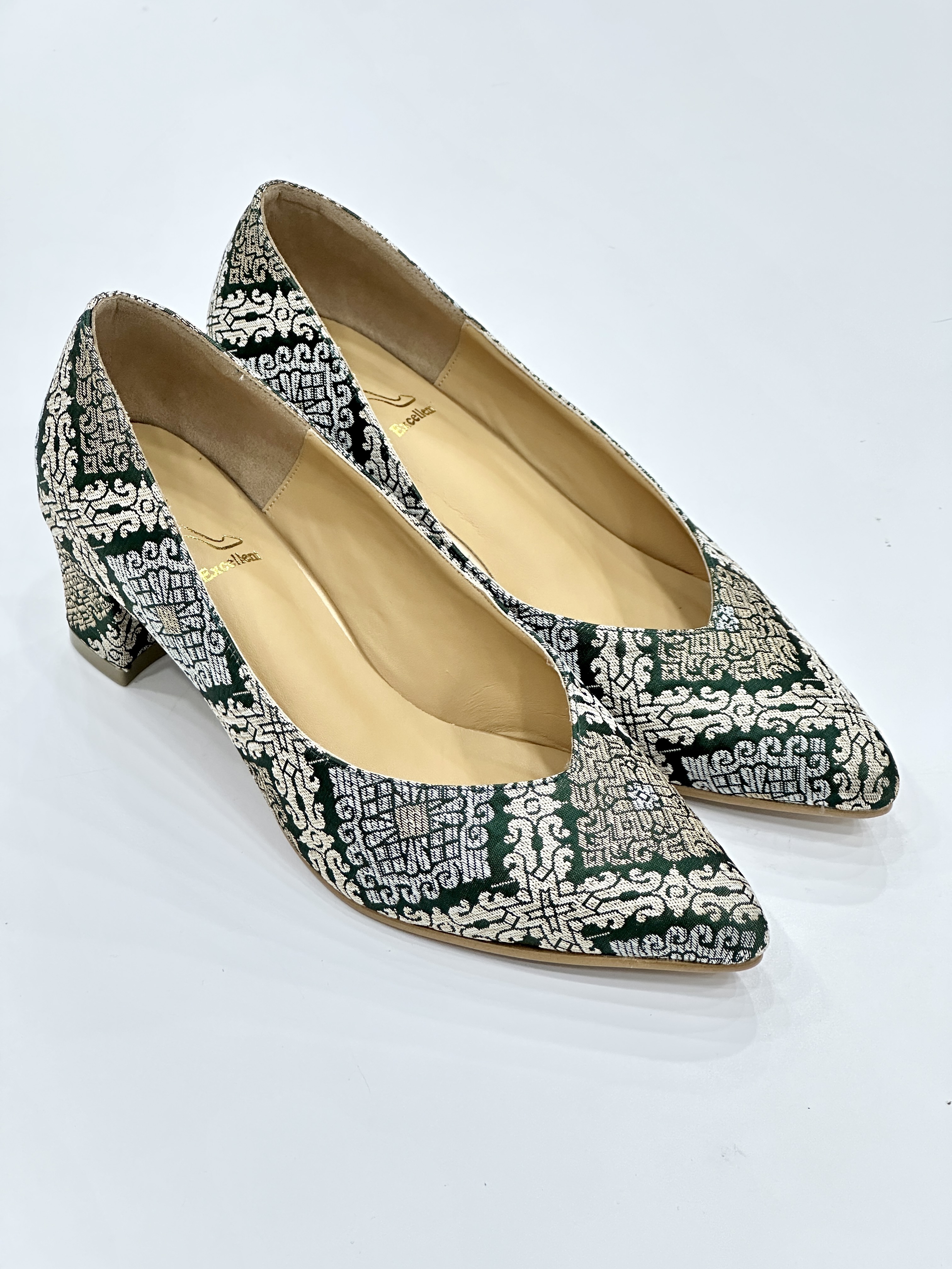 Tasha Songket Heel Pumps (LIMITED)