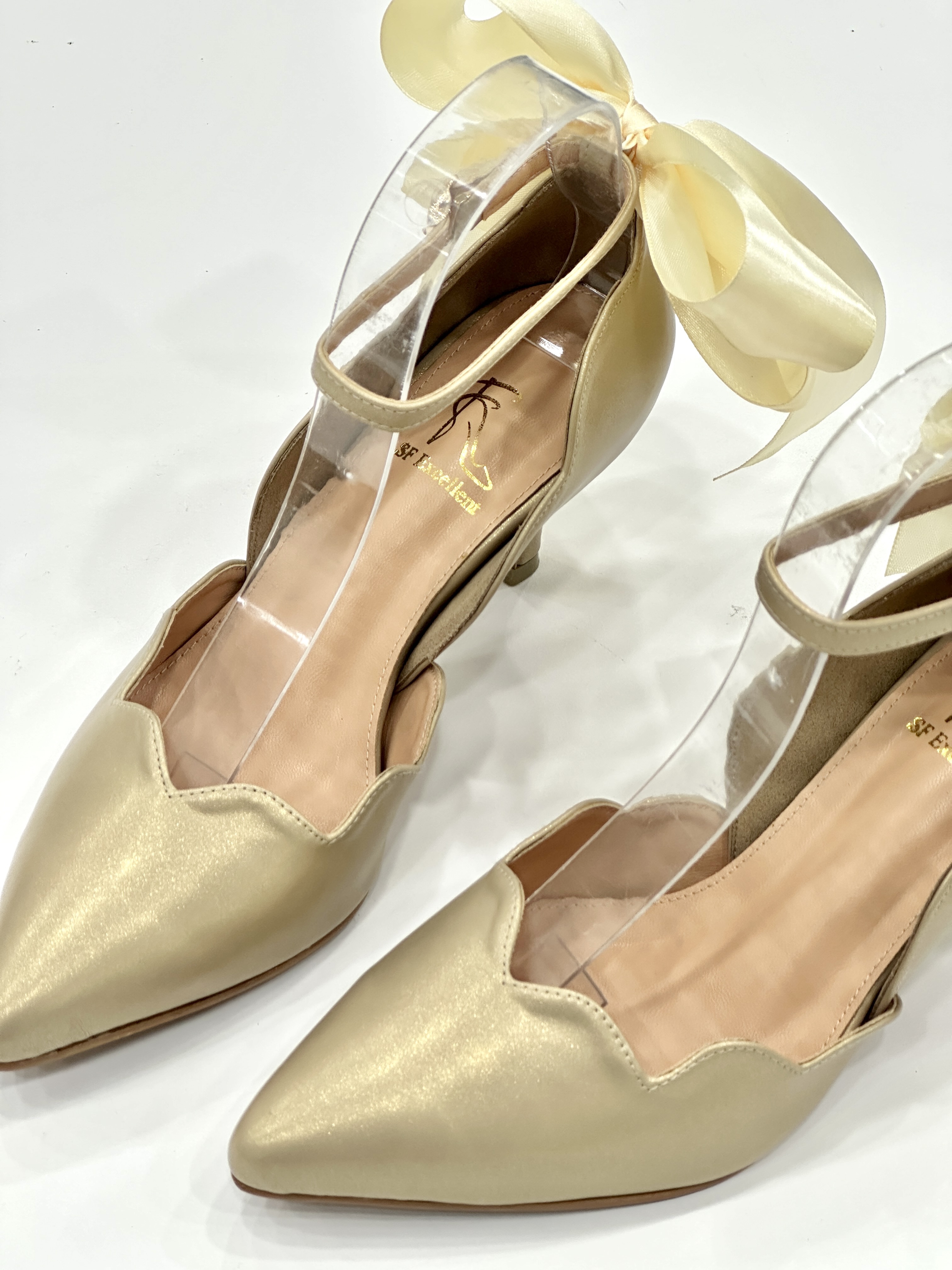 Yanis Custom Wedding Heel Pumps