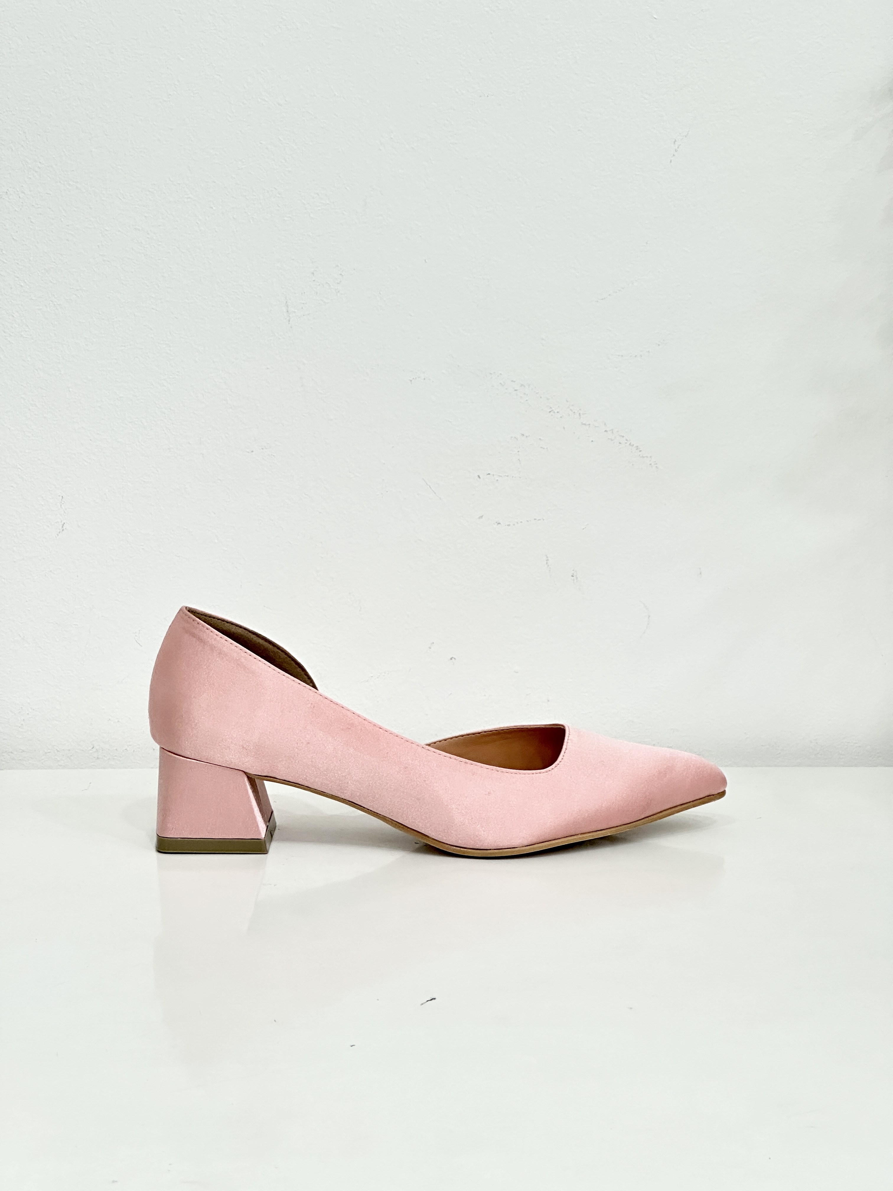 Josie Half D'Orsay Block Heels