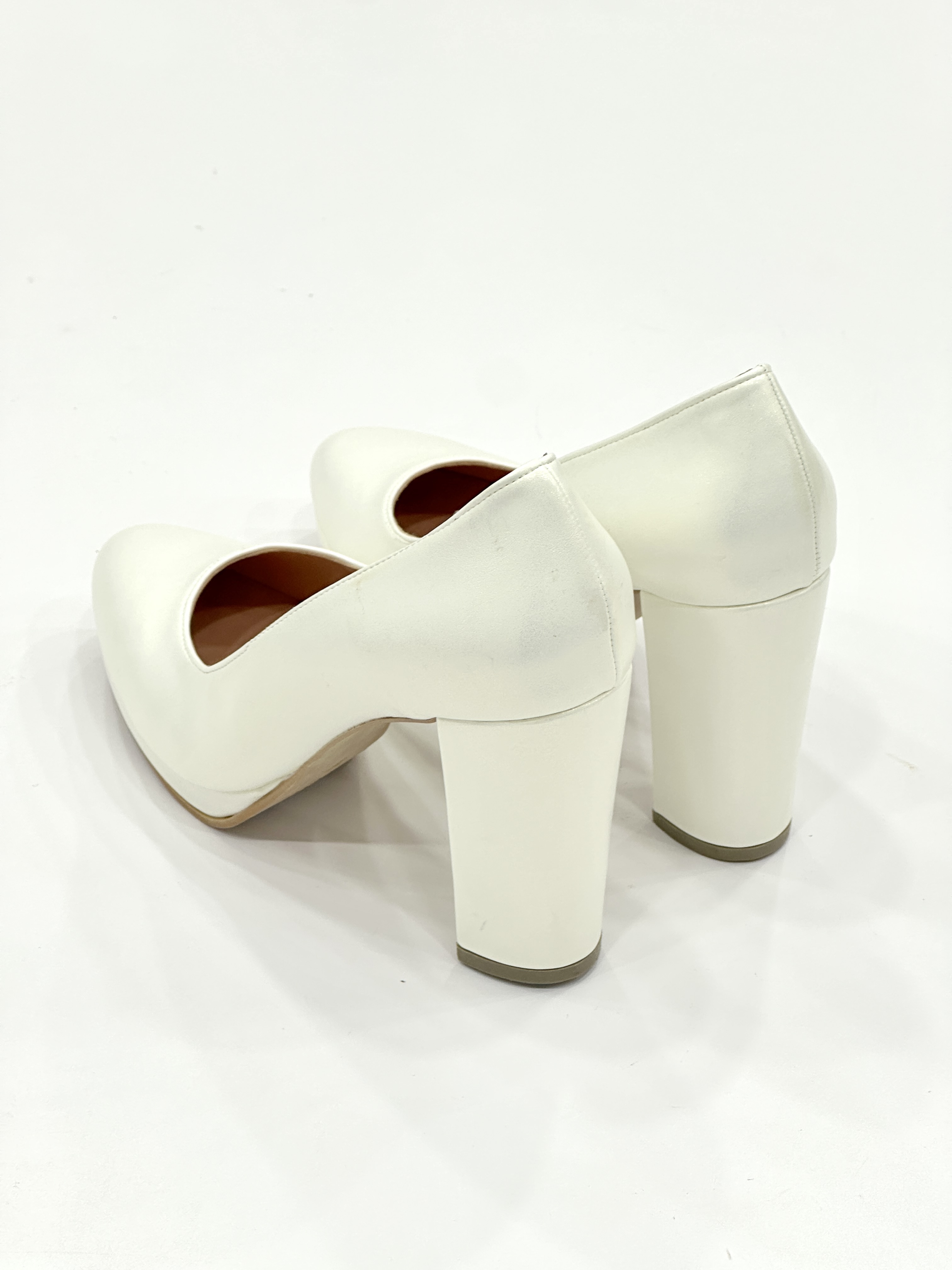 Sarina Platform Block Heels Pumps