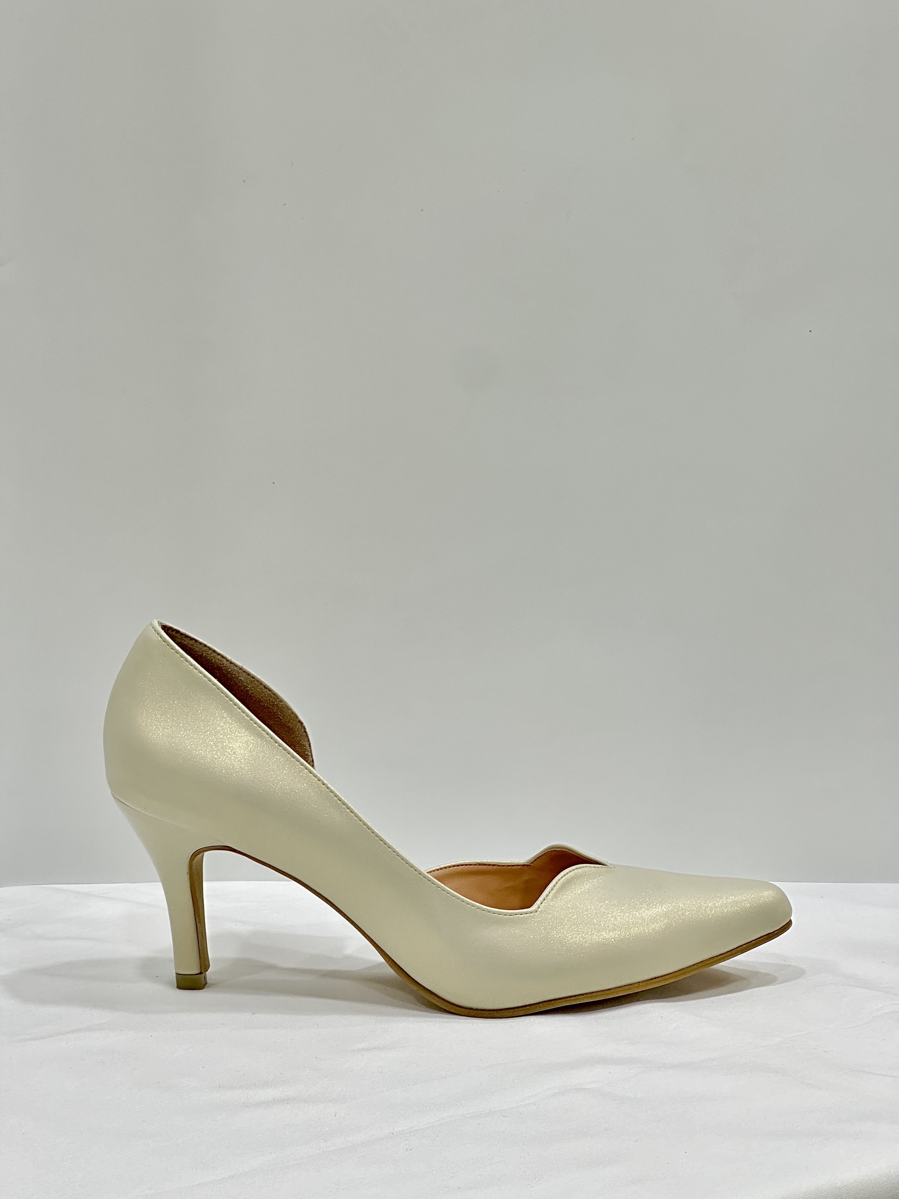 Zaria Half D’Orsay Heel Pumps