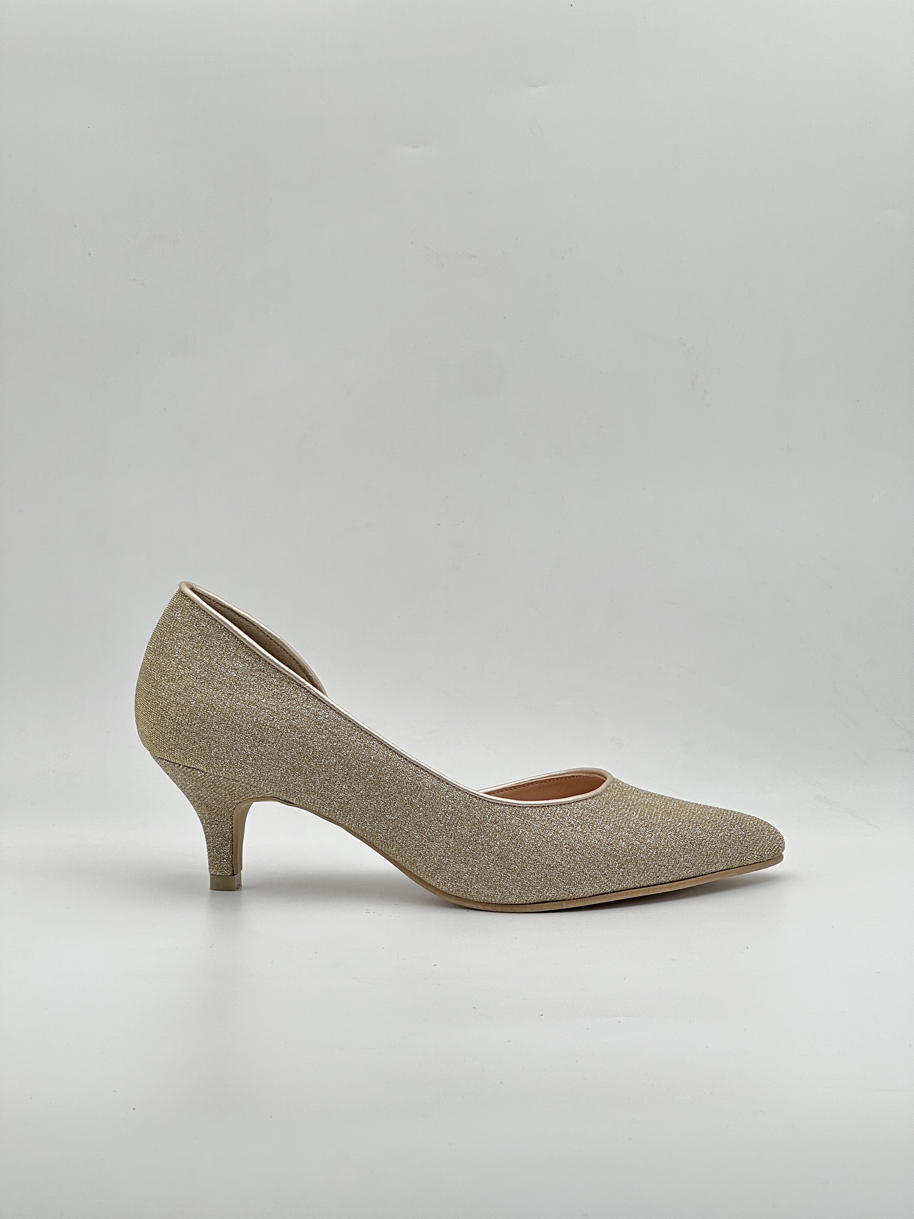Tyra Half D'Orsay Heel Pumps