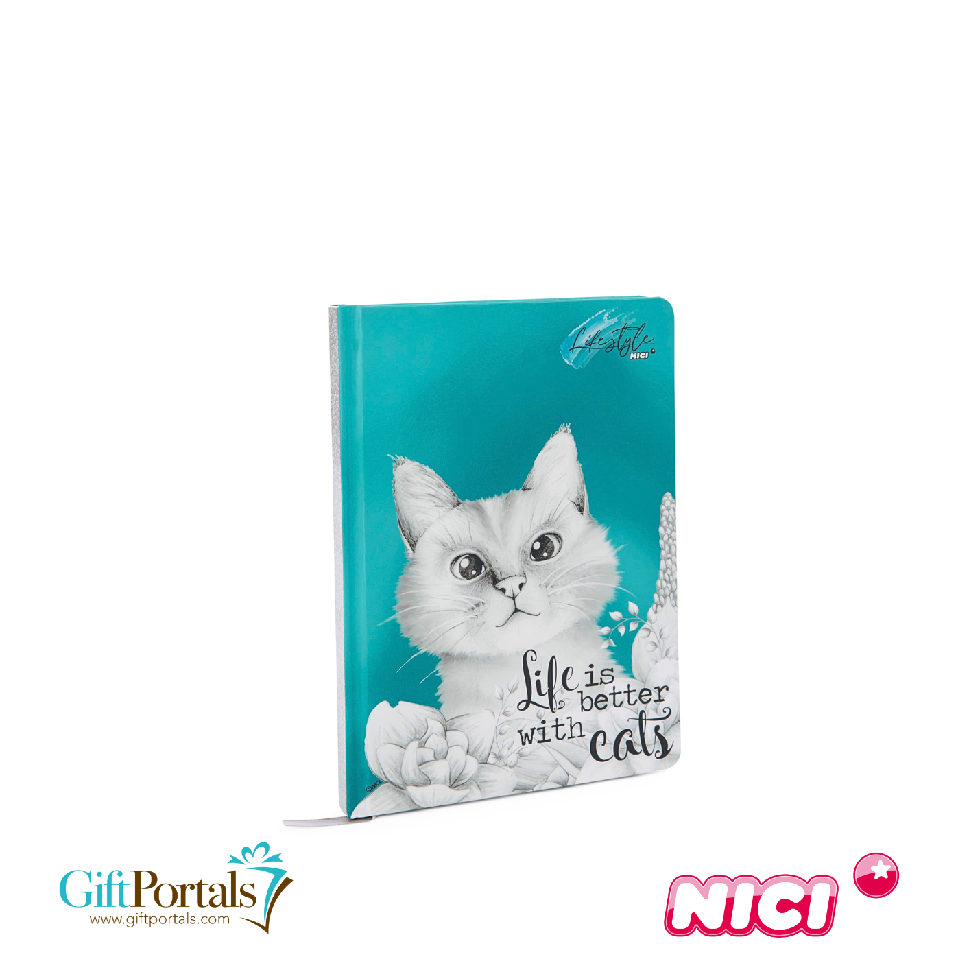 Nici Notebook Cat Meowlina W. Hardcover 15x21cm
