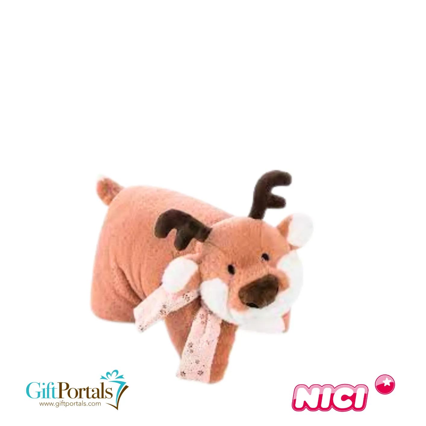 Nici Cuddly toy pillow reindeer Jonte