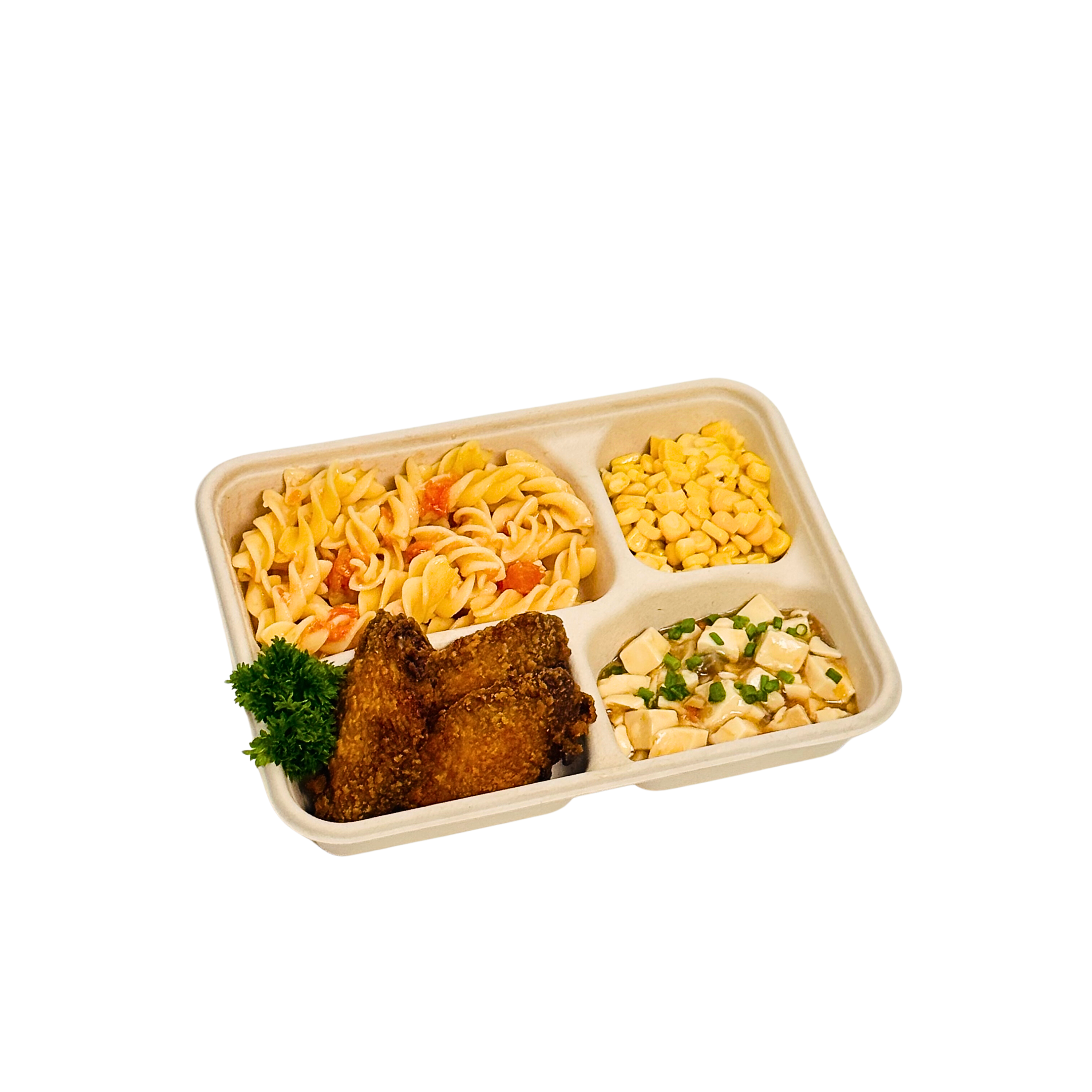 Baked Curry Chicken Wing Bento-Imperial Manufacturing