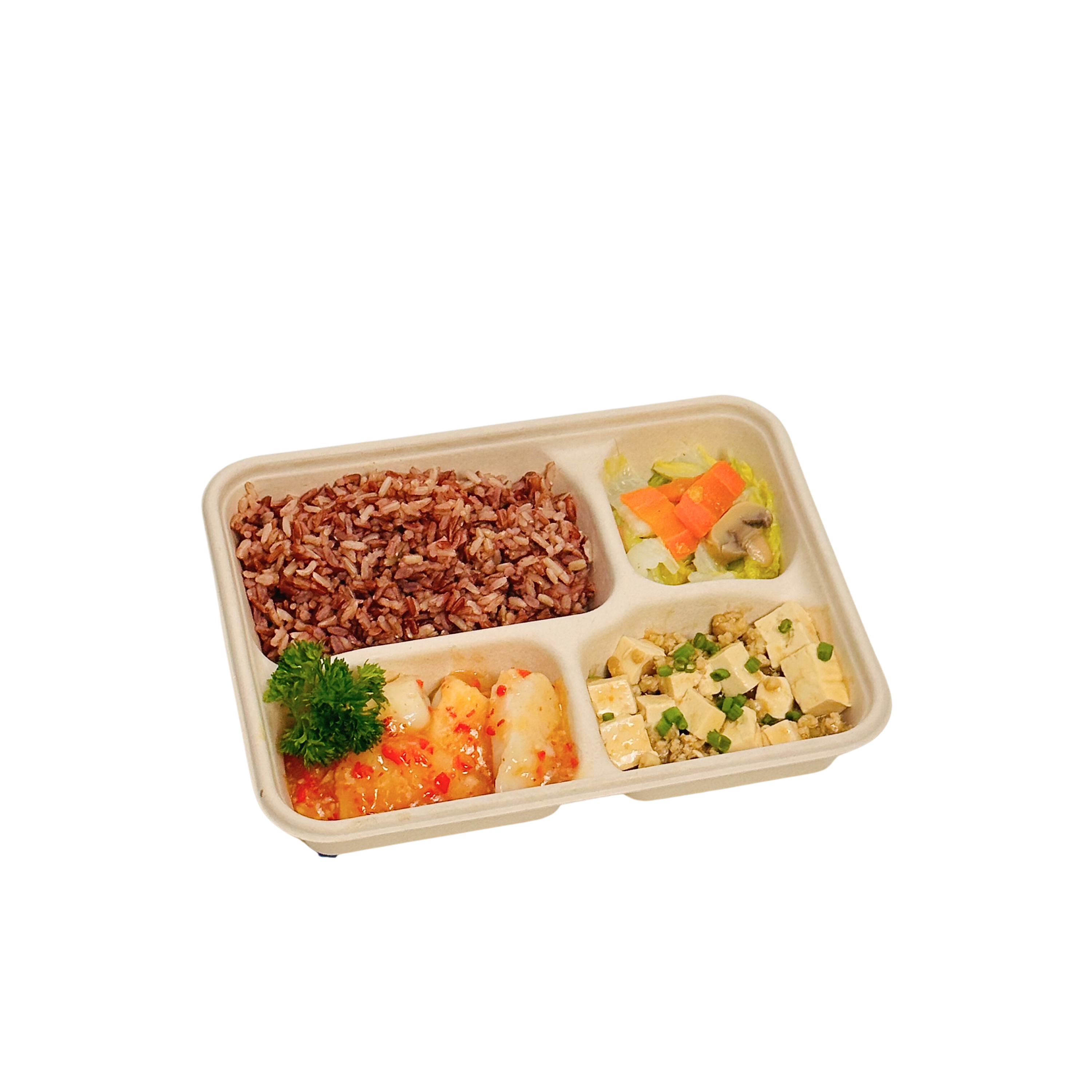 Garlic Chilli Steamed Fish Bento -Imperial Manufacturing