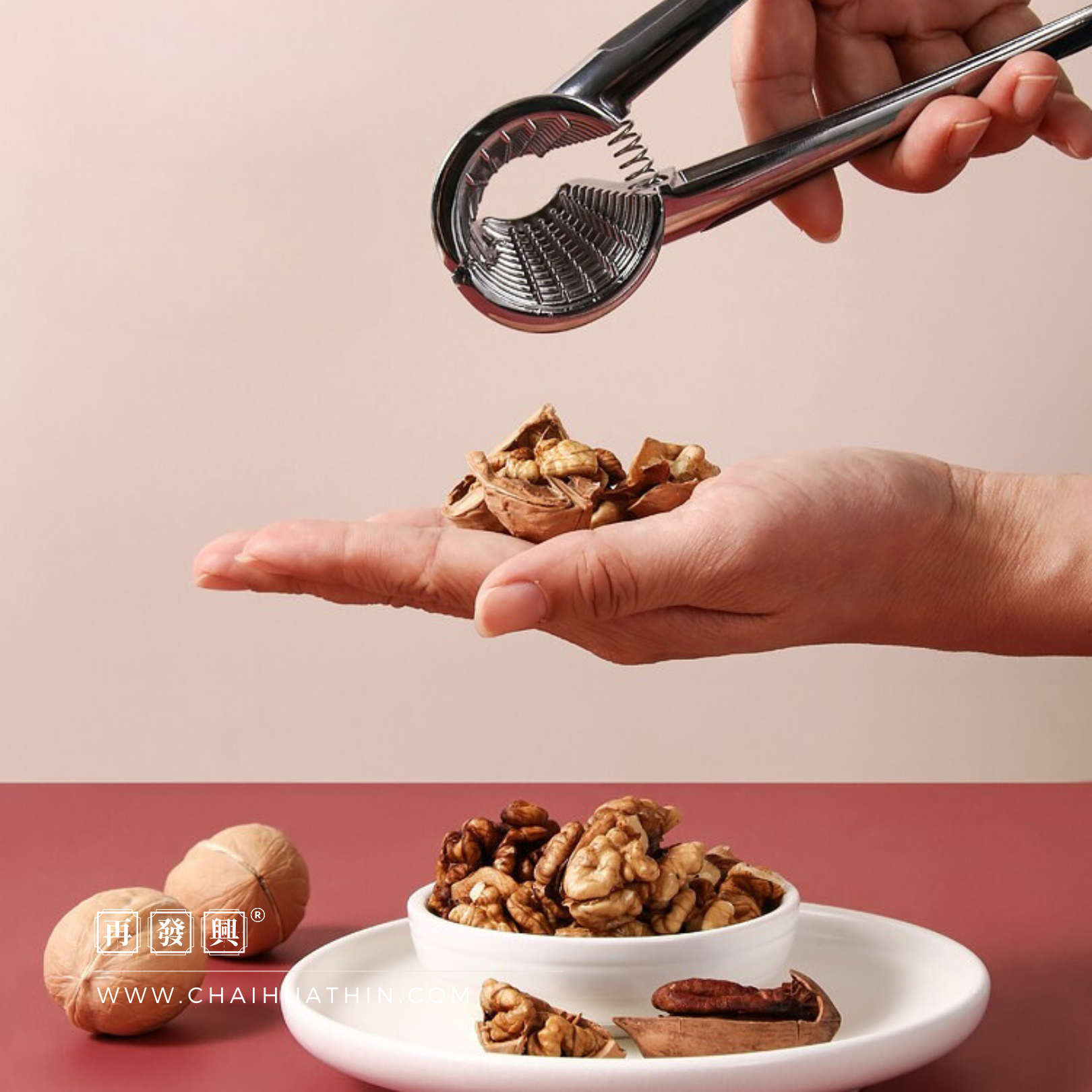 PRE ORDER : Walnut Shell Plier 核桃夹子家用榛子夹