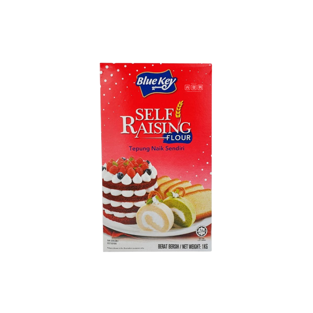 Blue Key Self Raising Flour 蓝匙自发糕粉 1kg