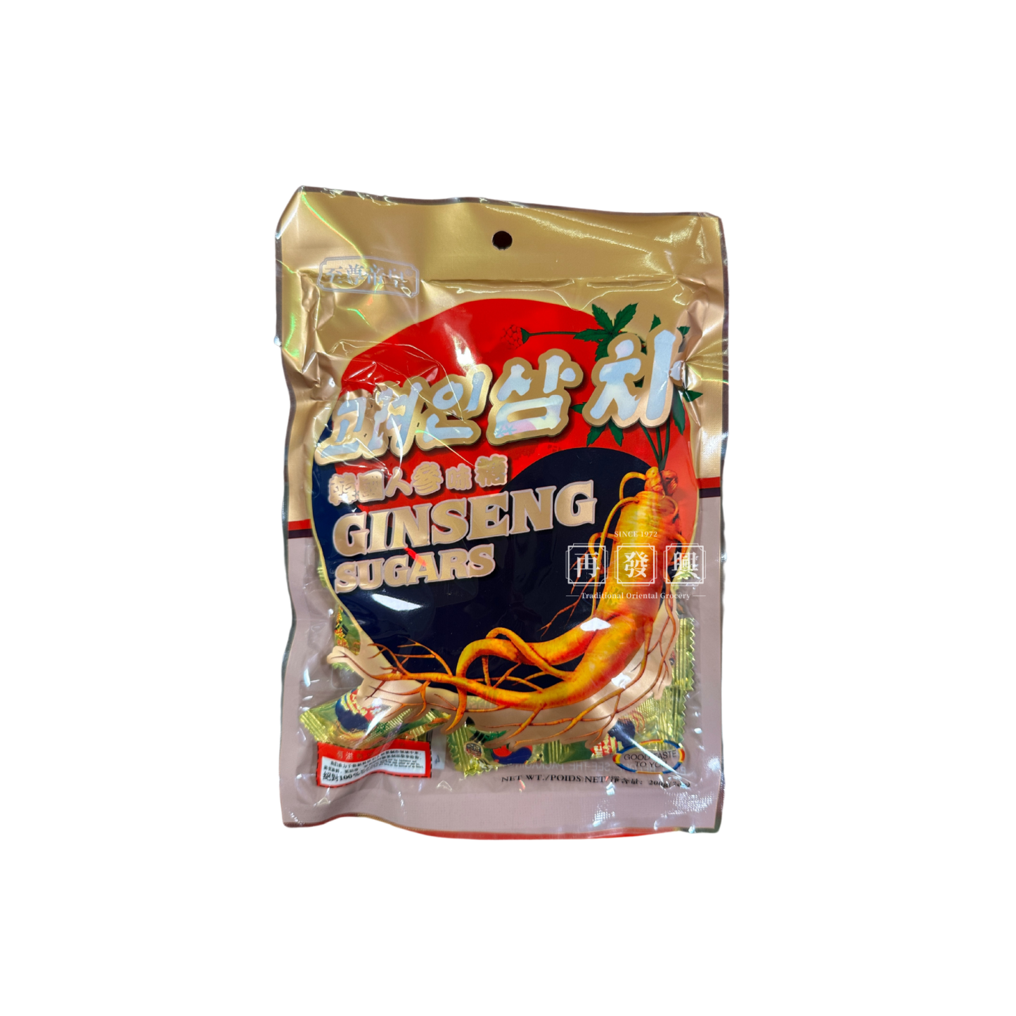 Korean Ginseng Candy 韩国人参糖 200g