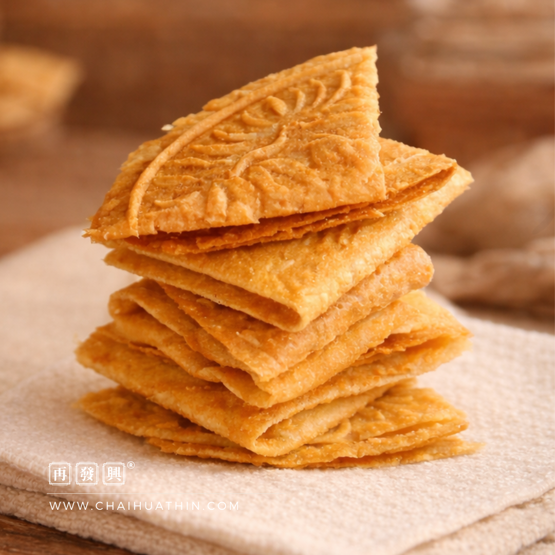 Premium Peanut Butter Charcoal Baked Kuih Kapit (SMALL CAN) 传统炭烧花生鸡蛋饼-小罐 