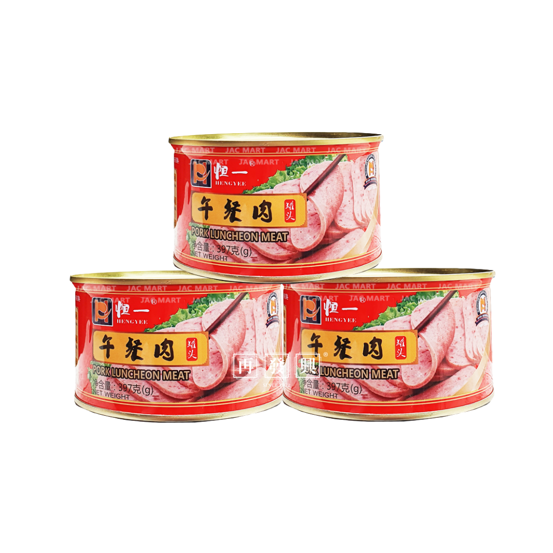 Heng Yee Pork Luncheon Meat 恒一午餐肉 397g