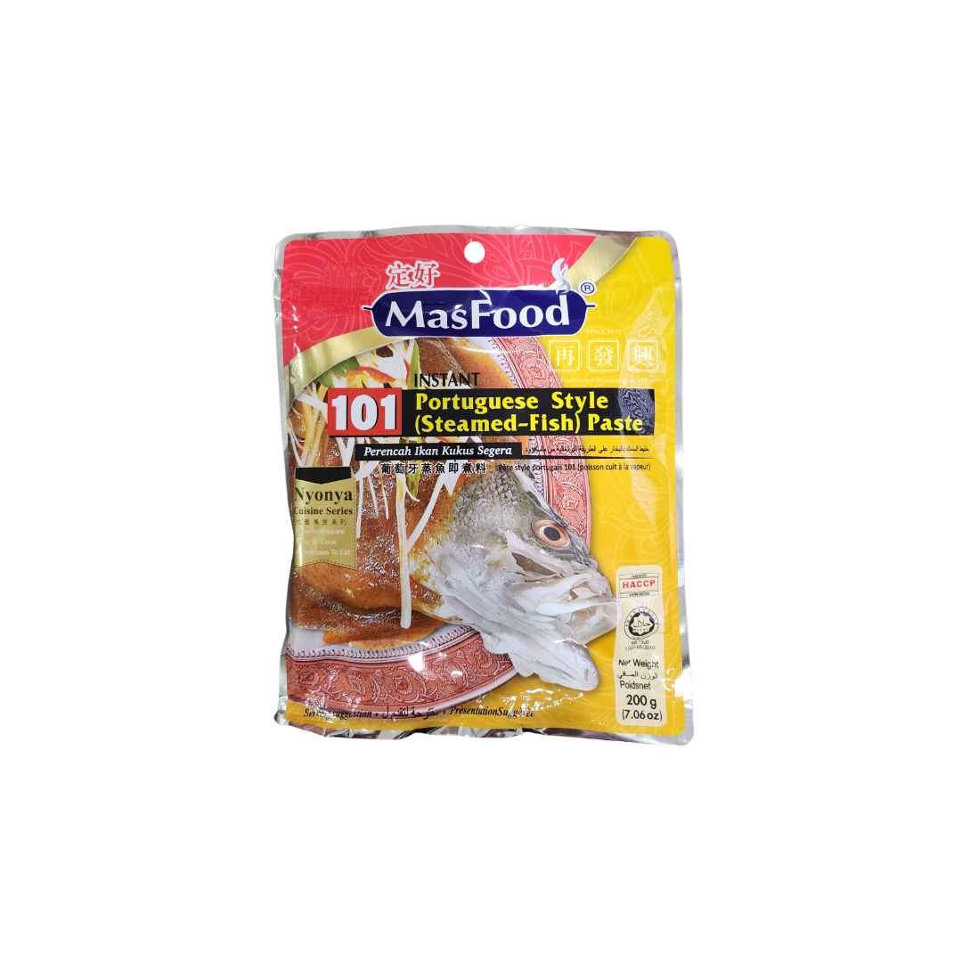 MasFood 101 Portuguese Style Steam Fish 定好葡式蒸鱼酱 200g