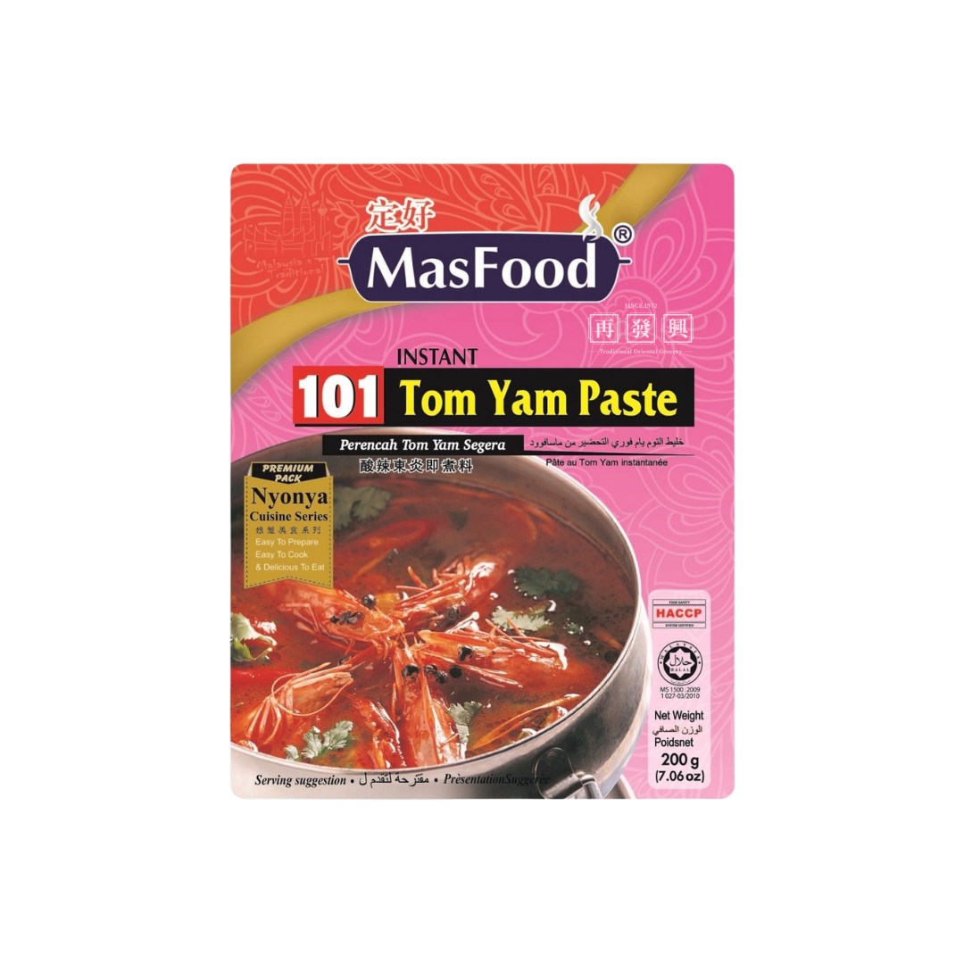 Masfood 101 Instant Tom Yam Paste 定好酸辣东炎即煮料 200g