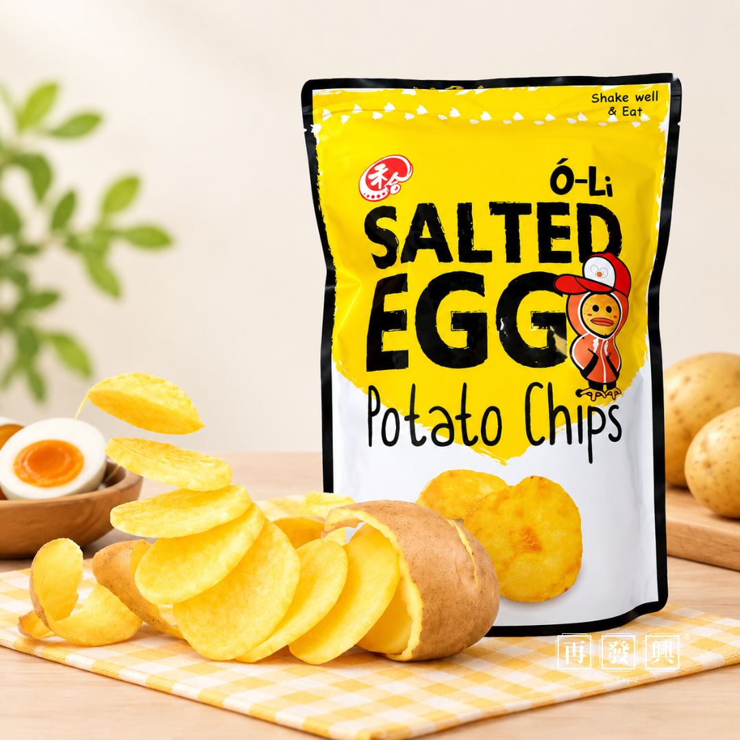 O-Li Salted Egg Potato Chips 咸蛋薯片 100g