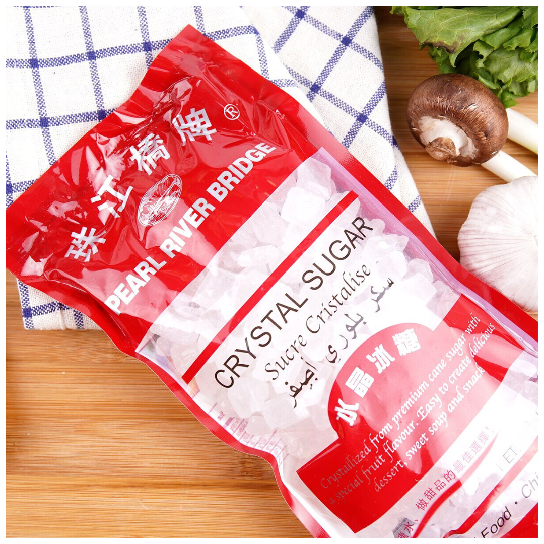 Pearl River Bridge White Crystal Lump Sugar 珠江橋牌白冰糖 300g 