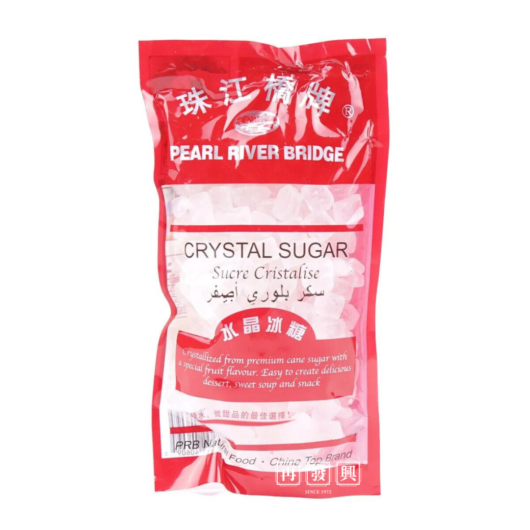 Pearl River Bridge White Crystal Lump Sugar 珠江橋牌白冰糖 300g 