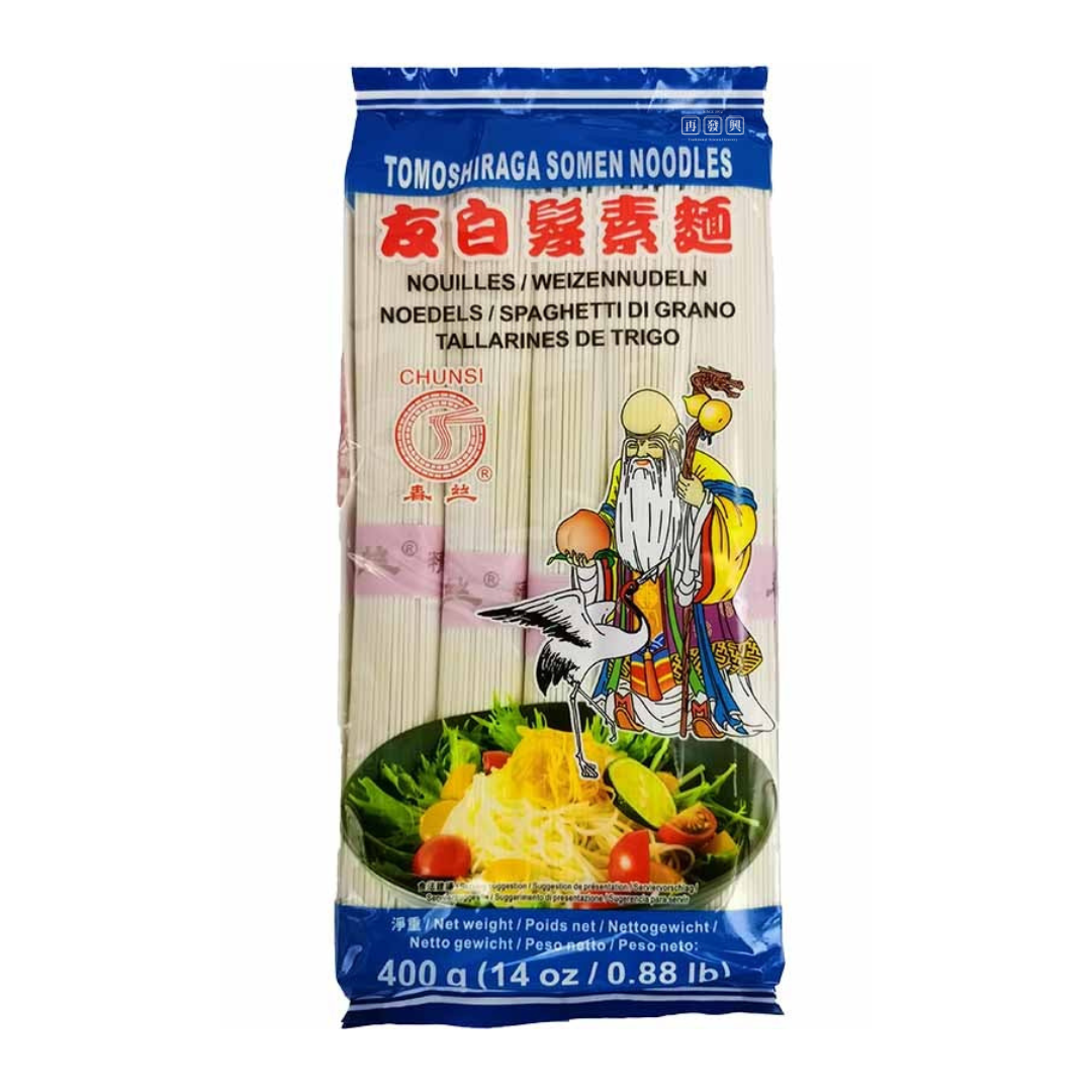 Tomoshiraga Somen Noodles 友白发素面 400g