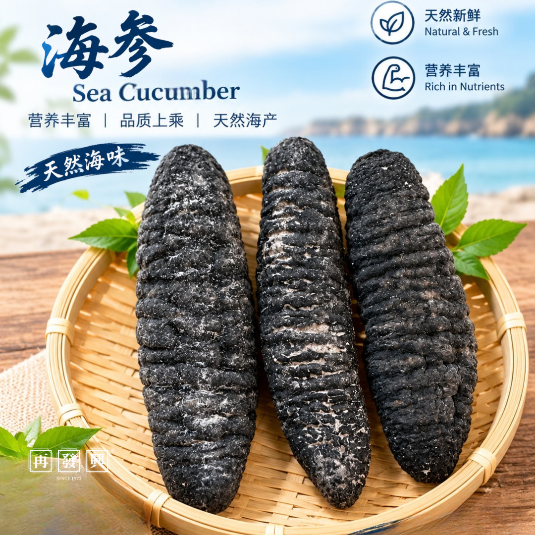 US Dried Sea Cucumber 美国金山秃参