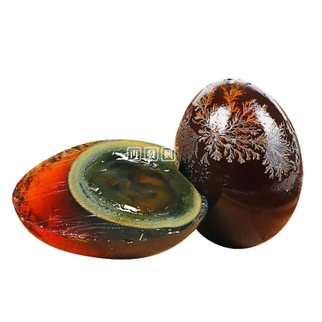 Cooked Preserved Duck Eggs 松花皮蛋 4pcs