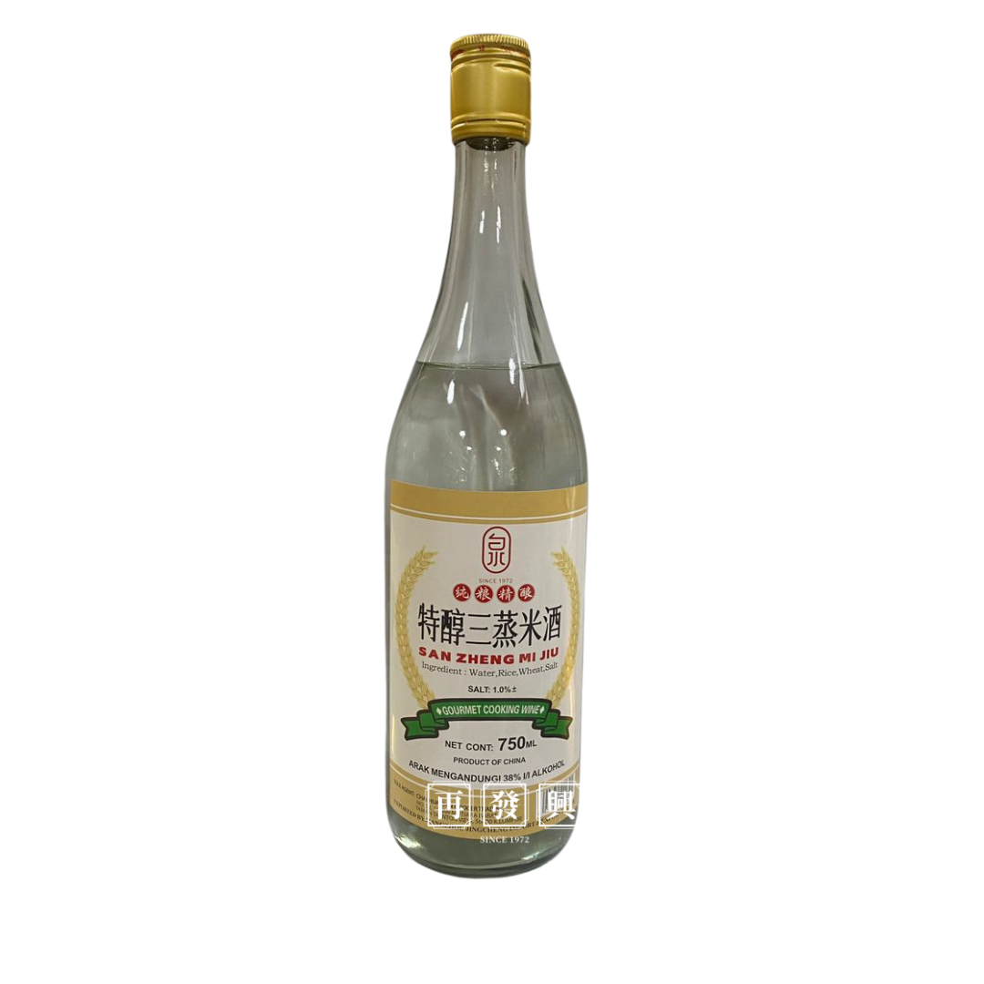 Quan Gourmet Cooking Wine San Zheng Mi Jiu 泉特醇三蒸米酒 750ml
