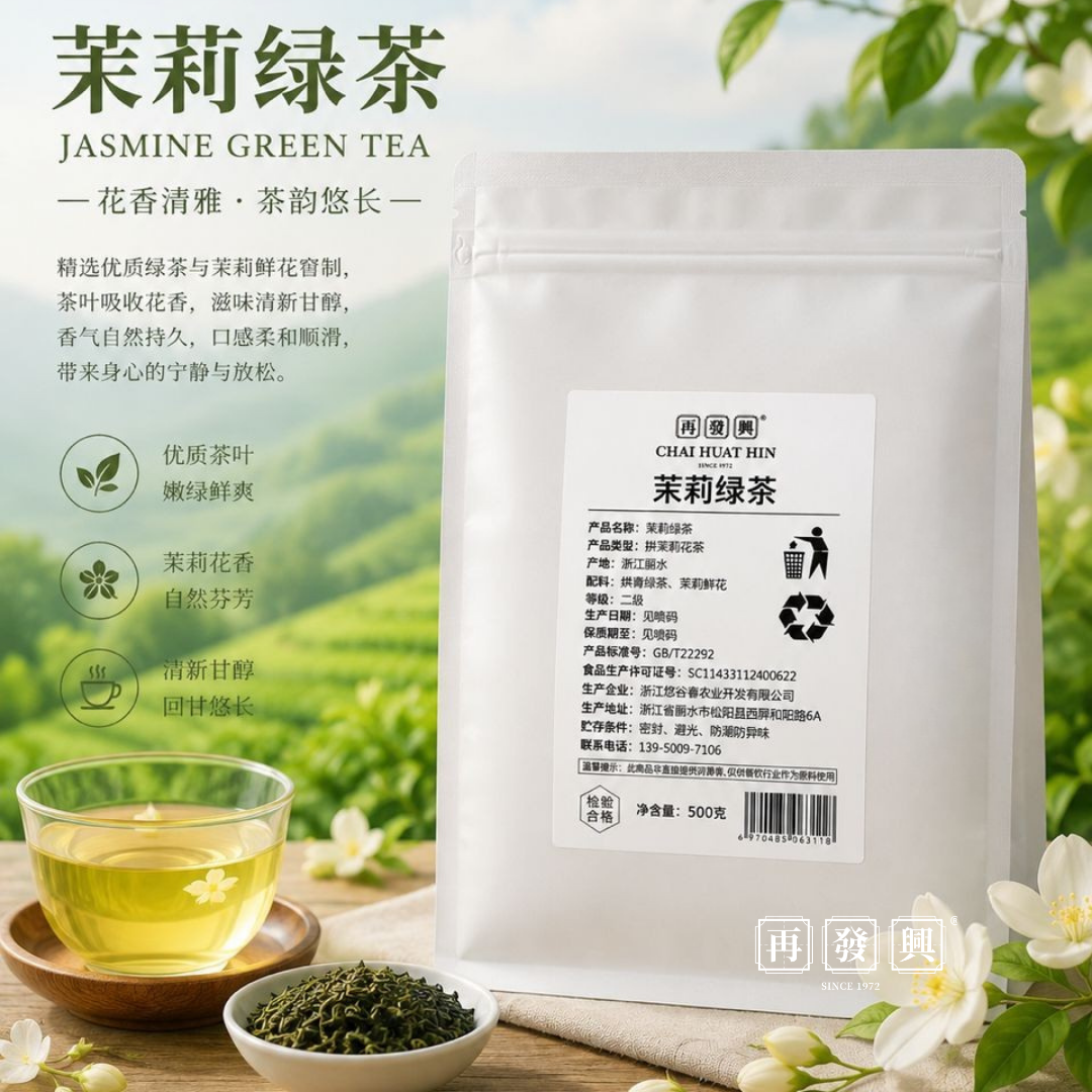 Jasmine Green Tea 茉莉绿茶 500g