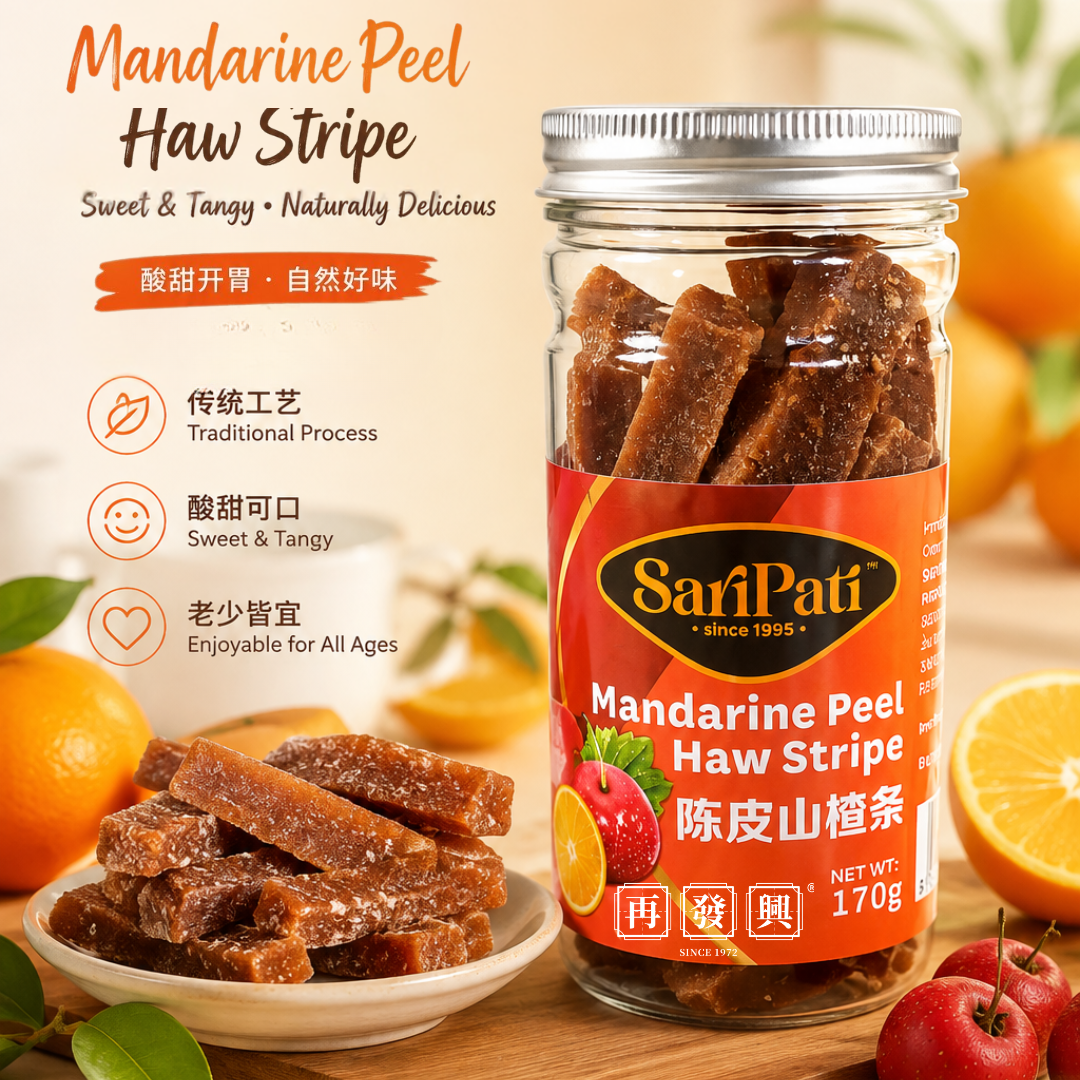 Mandarine Peel Haw Stripe 陈皮山楂条 170g