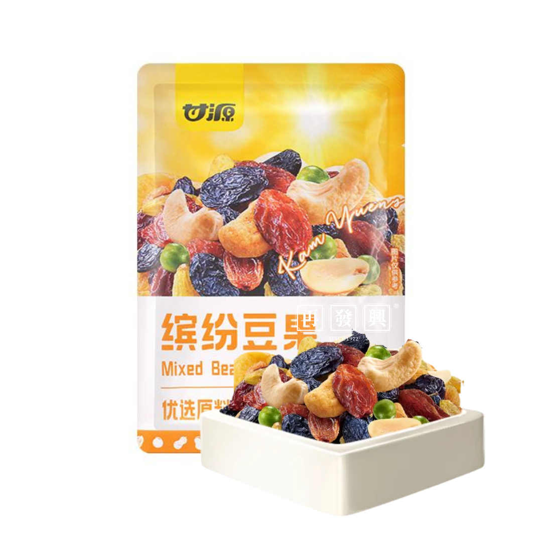 GanYuan Mixed Beans & Dried Fruits 甘源缤纷豆果 75g