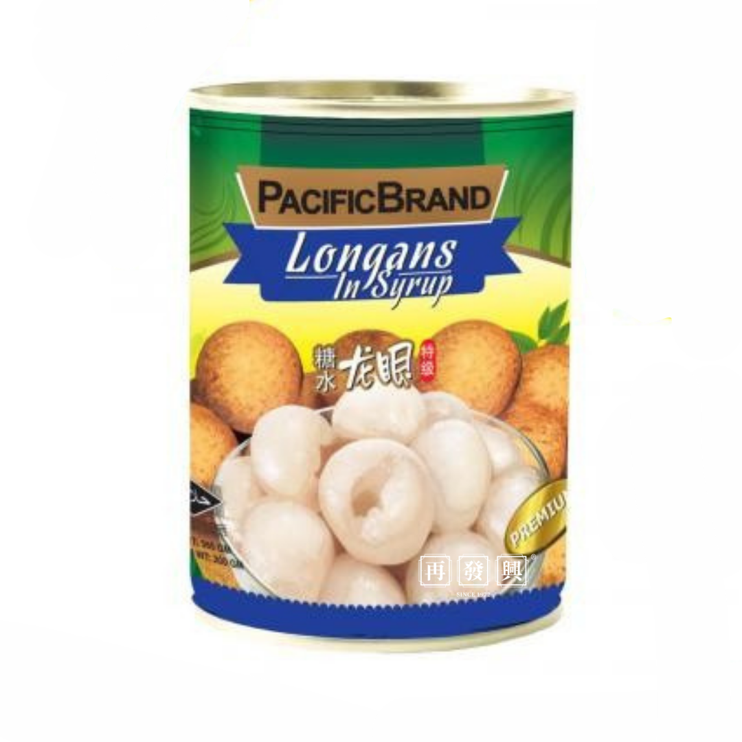 Pacific Brand Longan In Syrup 特级糖水龙眼罐头 565g