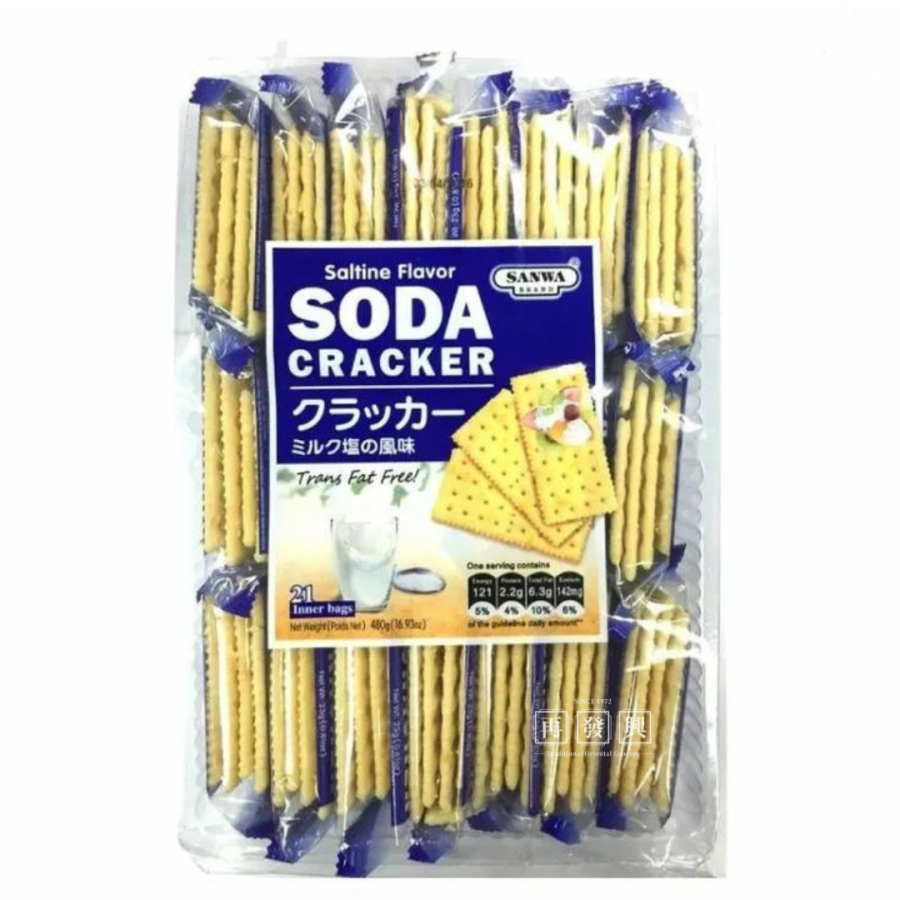 Sanwa Saltine Flavor Soda Cracker 480g