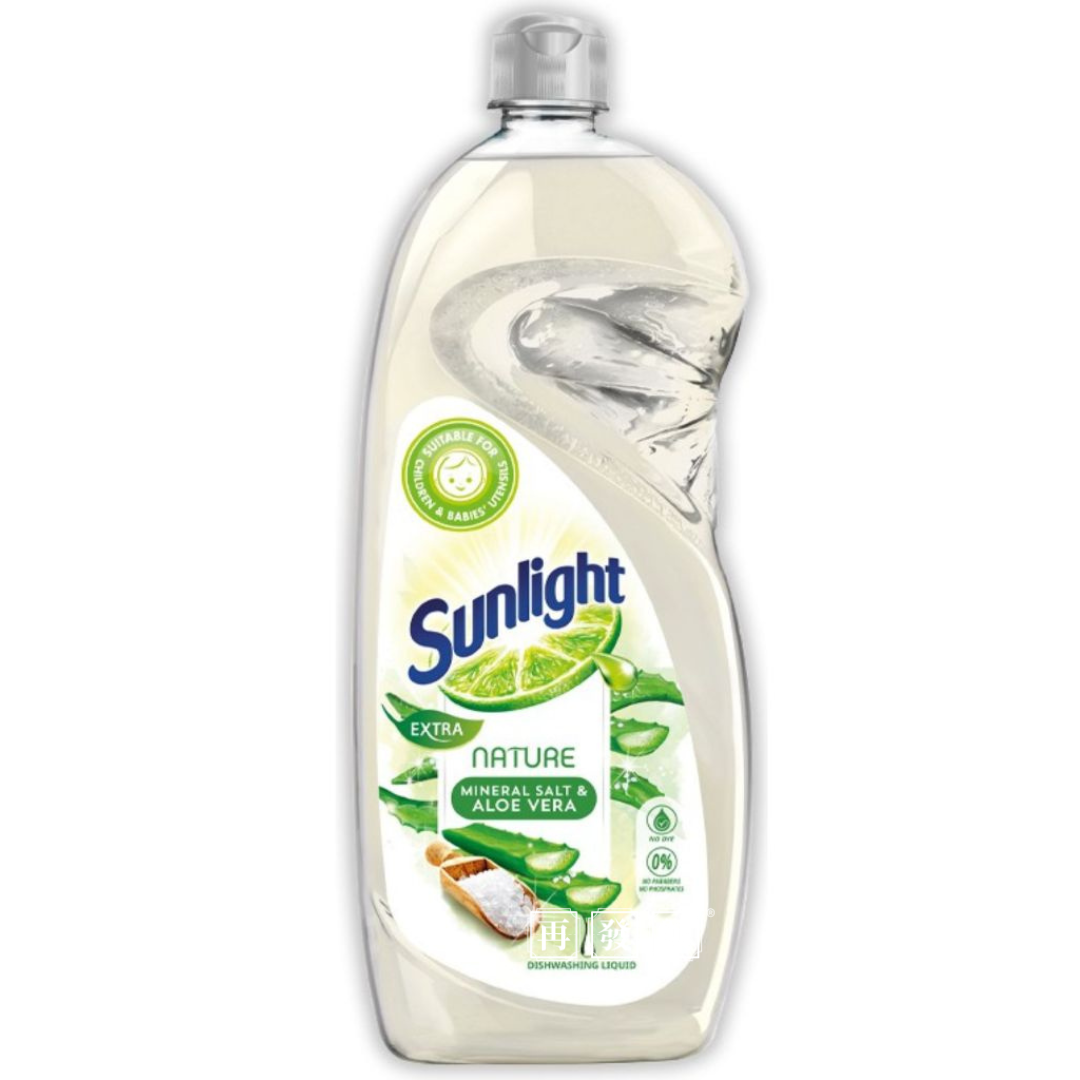 Sunlight Nature Dishwashing Liquid 天然芦荟盐洗碗液 800ml