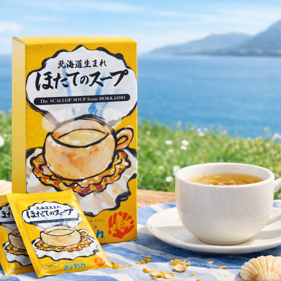 The Scallop Soup From Hokkaido 北海道扇贝汤 40g (5g x 8pkt)