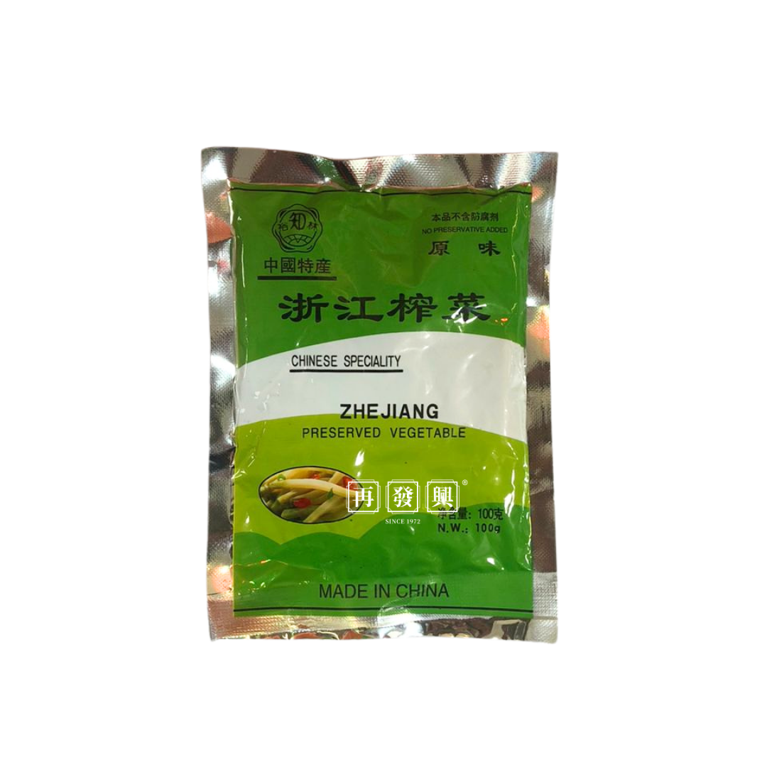 Zhe Jiang Preserved Vegetable 浙江榨菜 100g