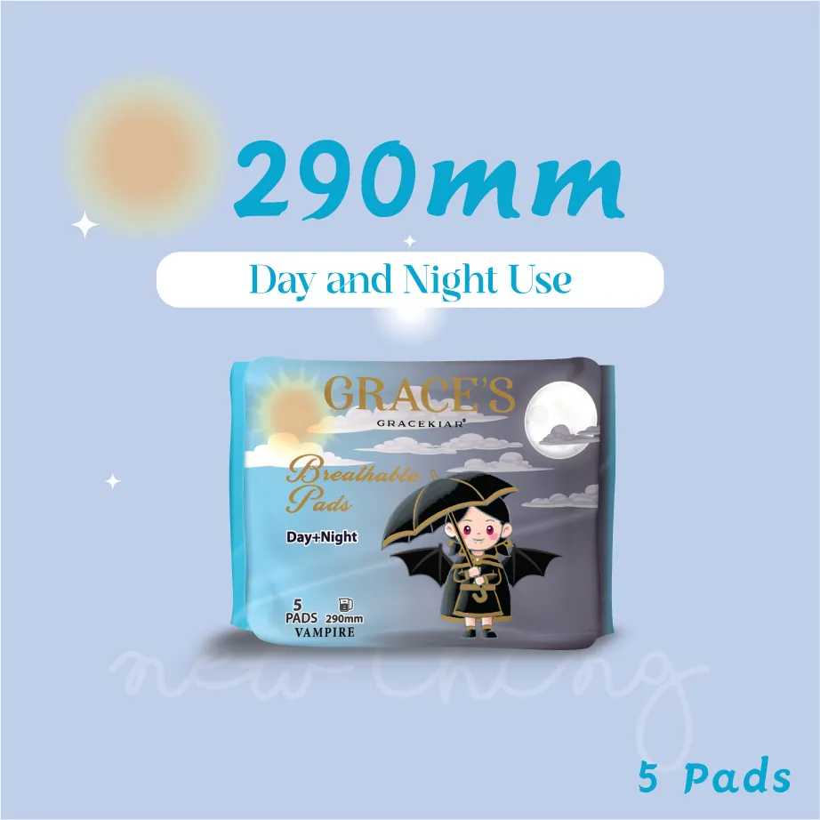 GRACE‘S Sanitary Pad 290mm 日夜A290mm (5片)  原价RM18, 20包优惠价RM10(一包), 50包优惠价RM7 [批发价] 一包