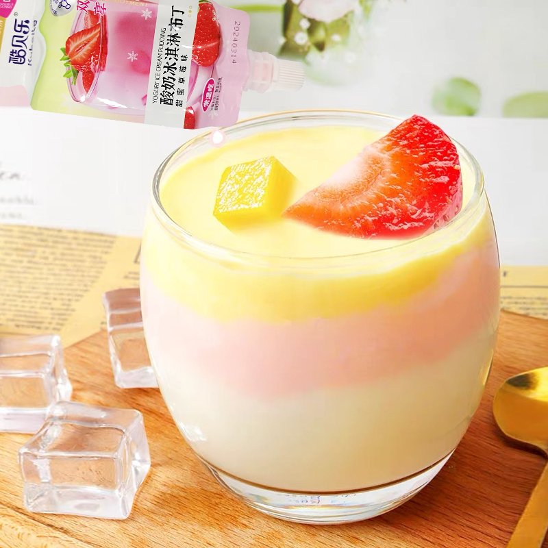 酸奶冰淇淋布丁