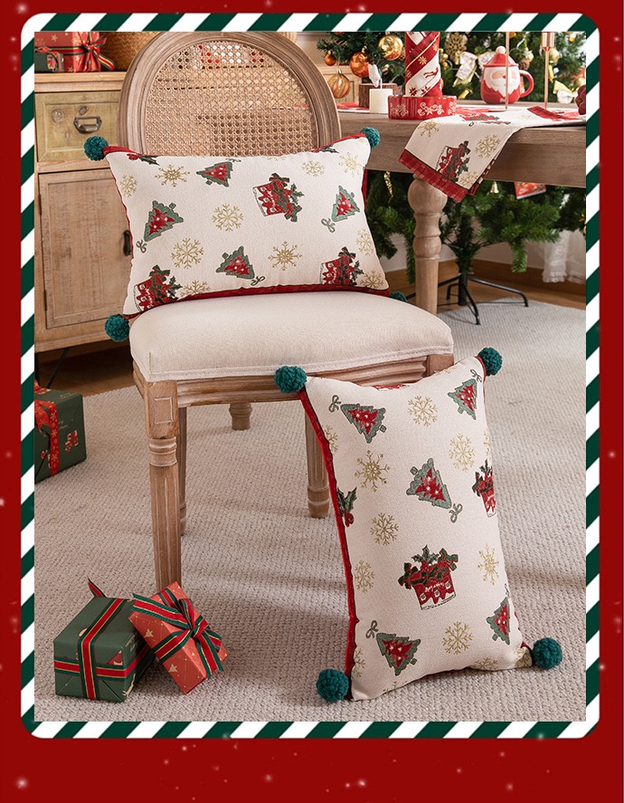 圣诞款床旗|美容床配件|Christmas Bed Runner|Bedding Set Accessary