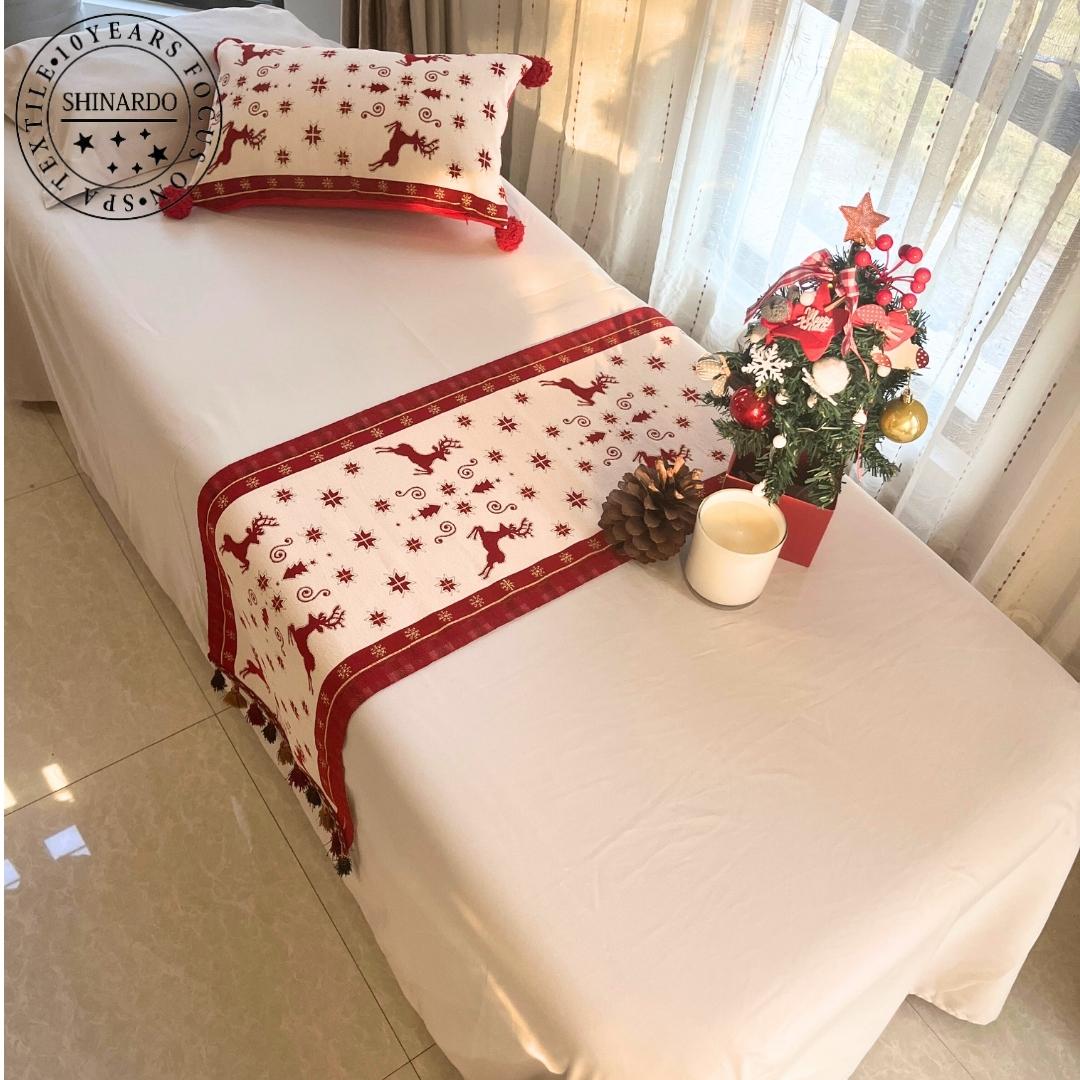 圣诞款床旗|美容床配件|Christmas Bed Runner|Bedding Set Accessary
